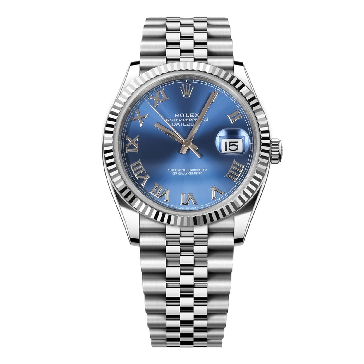Rolex DateJust 41mm Blue Roman Dial - Jubilee Bracelet 126334 - Mr. Alex Jewelry