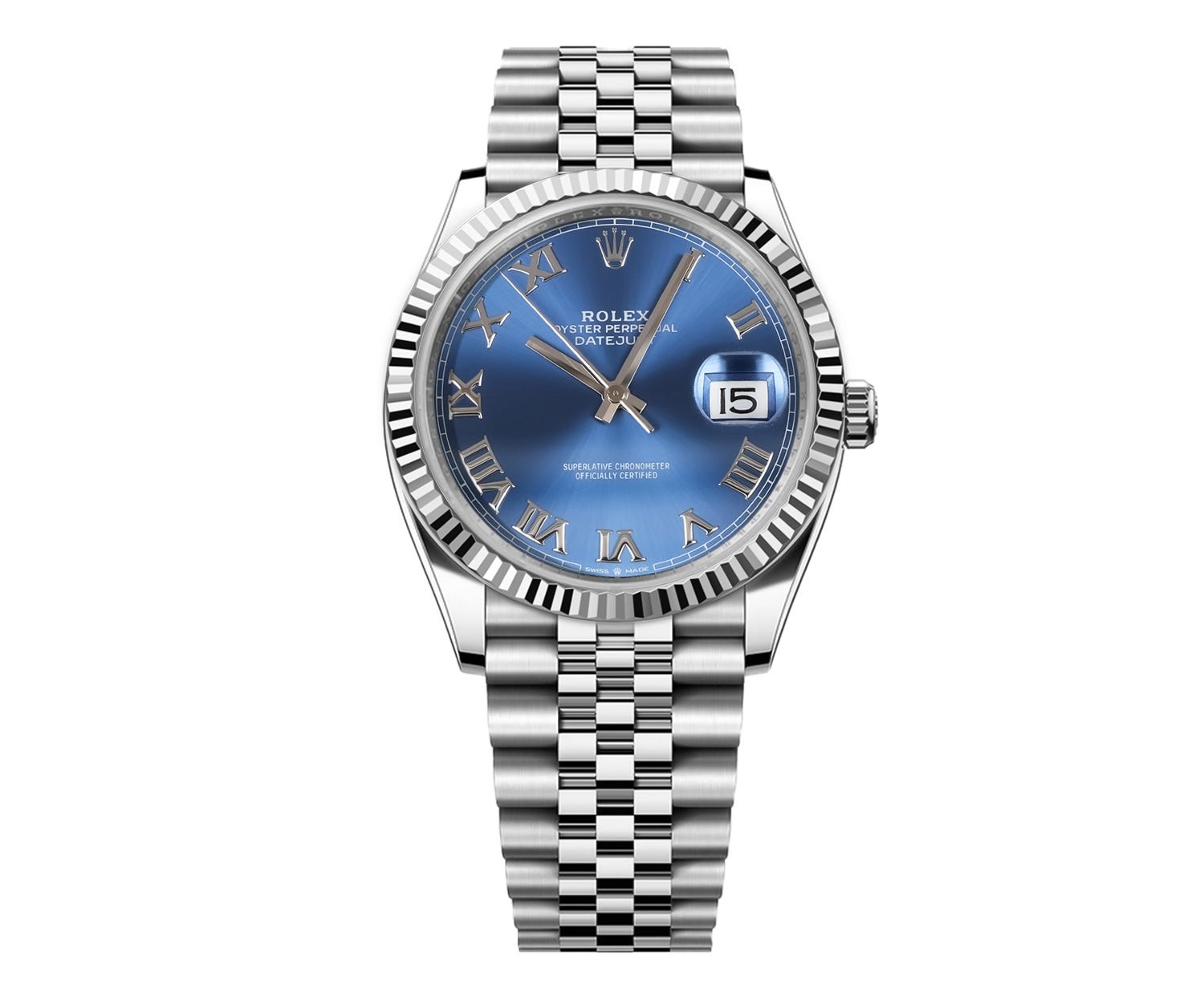 Rolex DateJust 41mm Blue Roman Dial - Jubilee Bracelet 126334 - Mr. Alex Jewelry