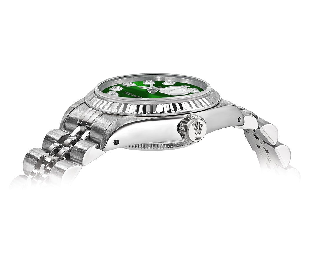 Rolex Datejust Jubilee Stainless steel 26mm - Green Dial - Watches