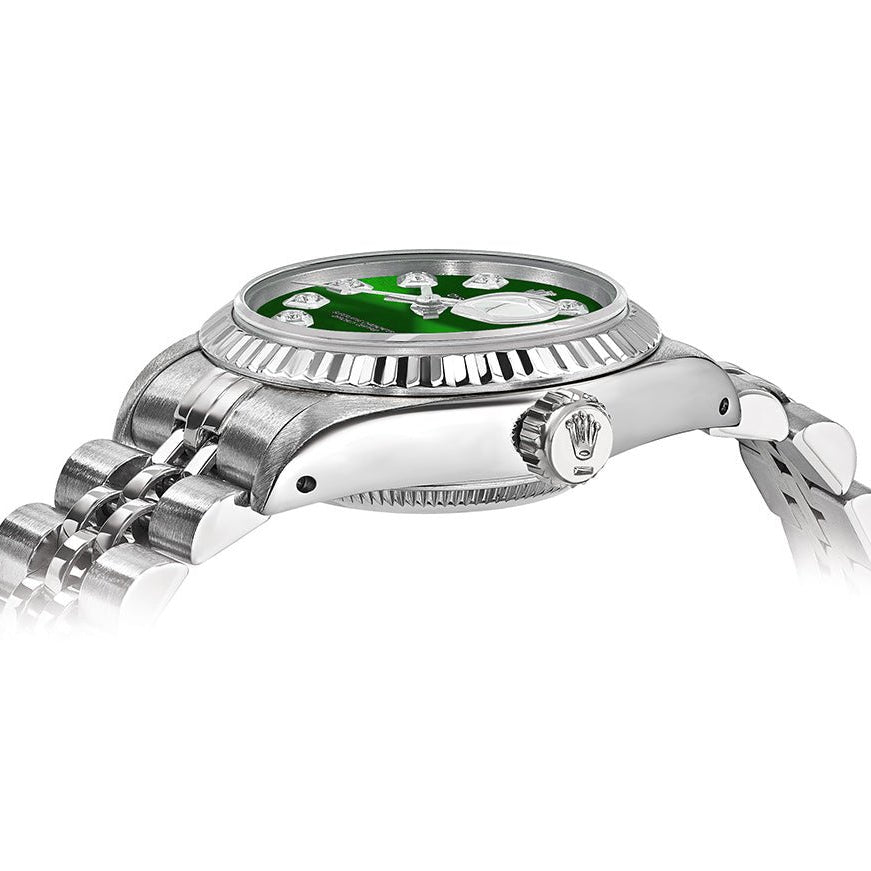 Rolex Datejust Jubilee Stainless steel 26mm - Green Dial - Mr. Alex Jewelry