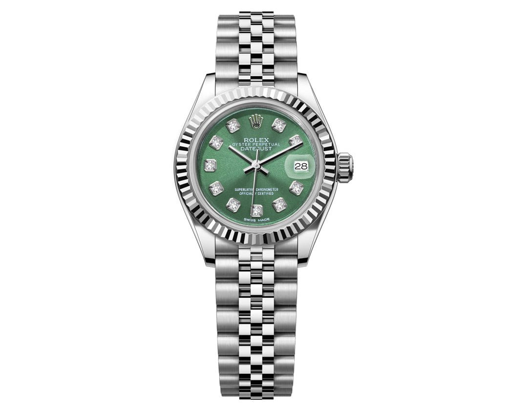 Rolex Datejust Jubilee Stainless steel 26mm - Green Dial - Mr. Alex Jewelry