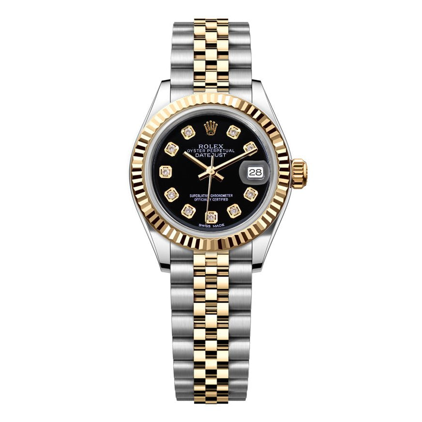 Rolex Datejust Jubilee – TwoTone 26mm - Black Gem Dial - Mr. Alex Jewelry