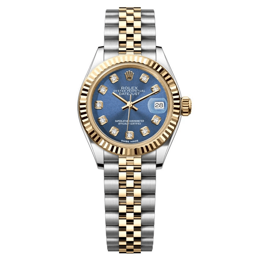 Rolex Datejust Jubilee – TwoTone 26mm - Blue Gem Dial - Mr. Alex Jewelry