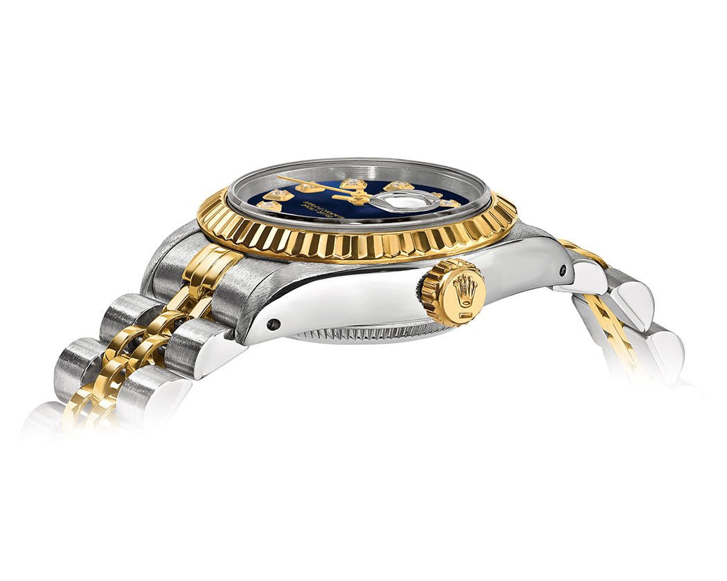 Rolex Datejust Jubilee – TwoTone 26mm - Blue Gem Dial - Mr. Alex Jewelry