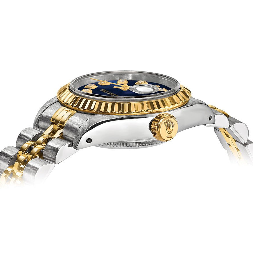 Rolex Datejust Jubilee – TwoTone 26mm - Blue Gem Dial - Mr. Alex Jewelry