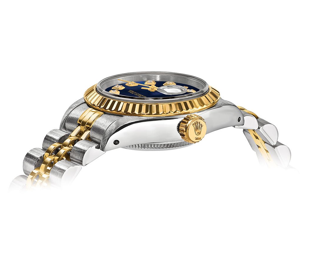 Rolex Datejust Jubilee – TwoTone 26mm - Blue Gem Dial - Mr. Alex Jewelry
