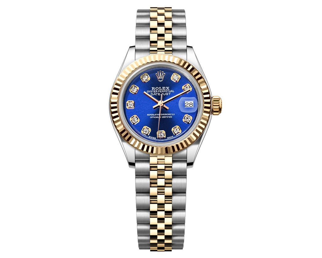 Rolex Datejust Jubilee – TwoTone 26mm - Blue Gem Dial - Mr. Alex Jewelry