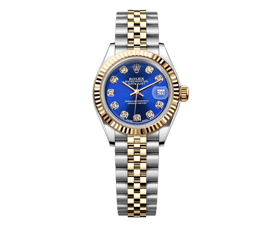 Rolex Datejust Jubilee – TwoTone 26mm - Blue Gem Dial - Mr. Alex Jewelry