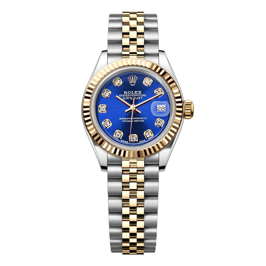 Rolex Datejust Jubilee – TwoTone 26mm - Blue Gem Dial - Mr. Alex Jewelry