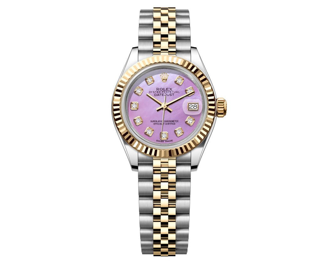 Rolex Datejust Jubilee – TwoTone 26mm - Mop Purple Gem Dial - Mr. Alex Jewelry