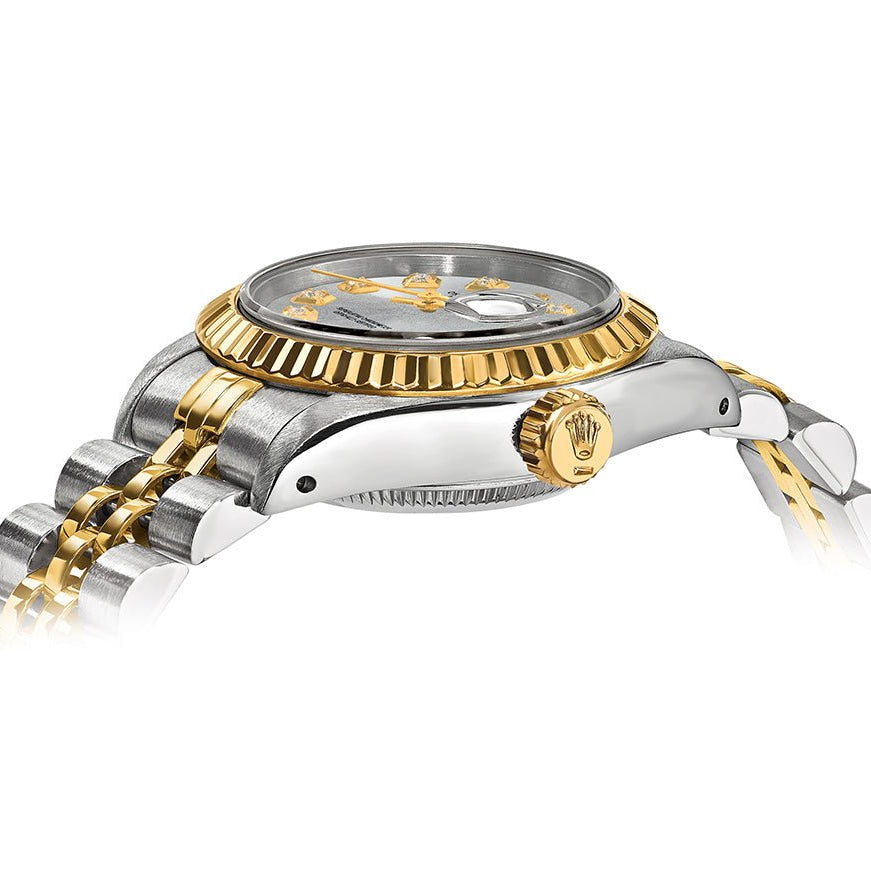 Rolex Datejust Jubilee – TwoTone 26mm - Silver Gem Dial - Mr. Alex Jewelry