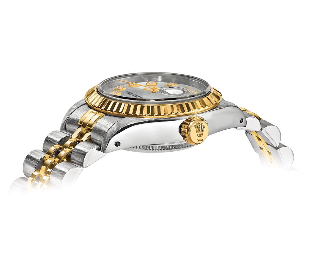 Rolex Datejust Jubilee – TwoTone 26mm - Silver Gem Dial - Mr. Alex Jewelry