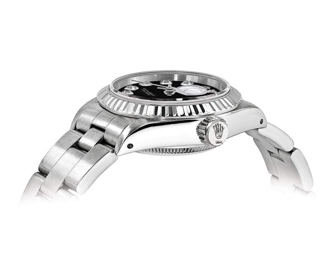 Rolex Datejust Oyster Stainless steel 26mm - Black Dial - Mr. Alex Jewelry