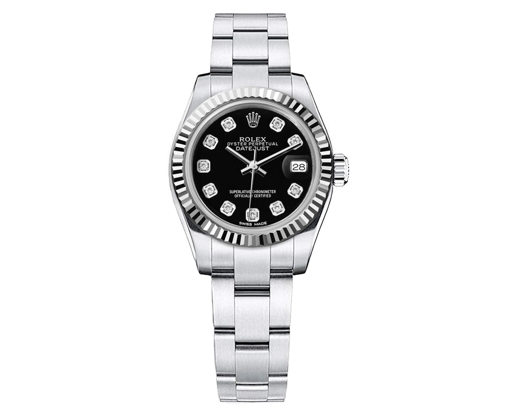 Rolex Datejust Oyster Stainless steel 26mm - Black Dial - Mr. Alex Jewelry