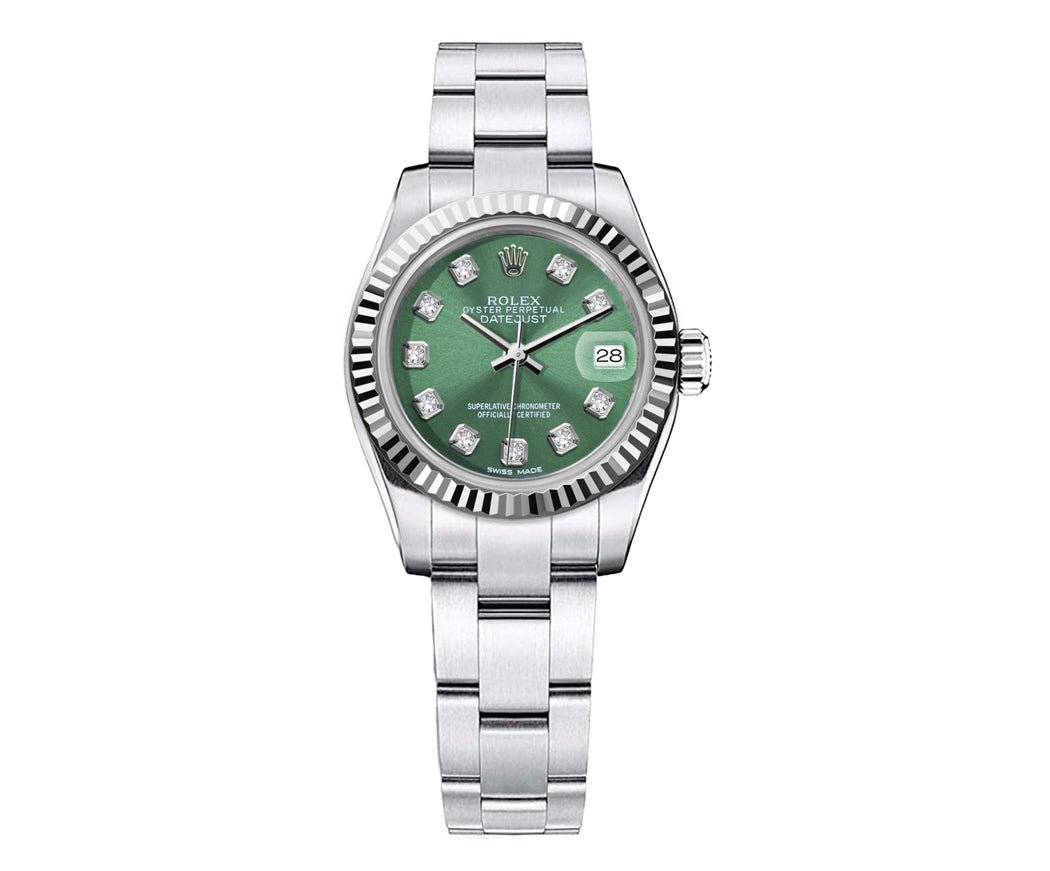 Rolex Datejust Oyster Stainless steel 26mm - Green Dial - Mr. Alex Jewelry