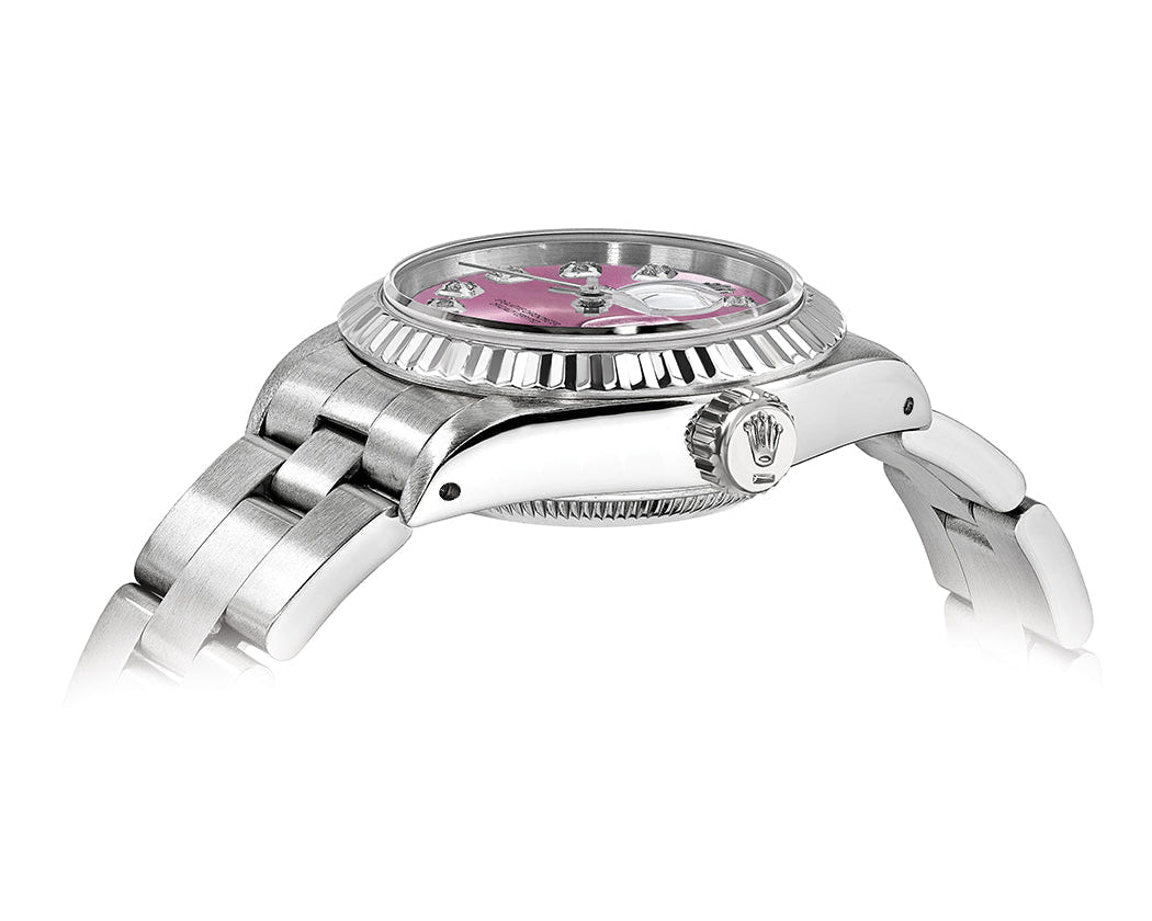 Rolex Datejust Oyster Stainless steel 26mm - Purple Dial - Mr. Alex Jewelry