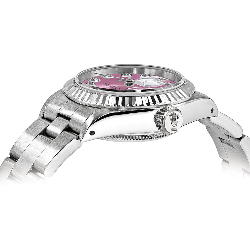 Rolex Datejust Oyster Stainless steel 26mm - Purple Dial - Mr. Alex Jewelry