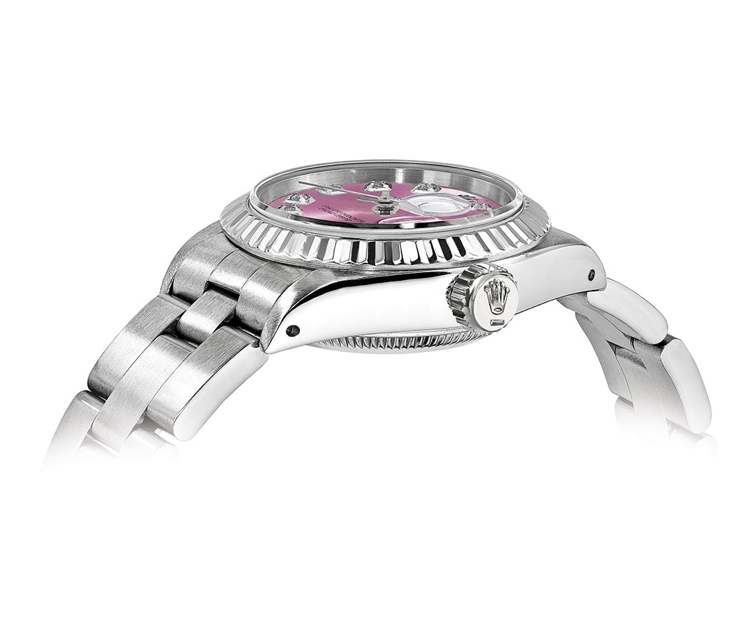 Rolex Datejust Oyster Stainless steel 26mm - Purple Dial - Mr. Alex Jewelry