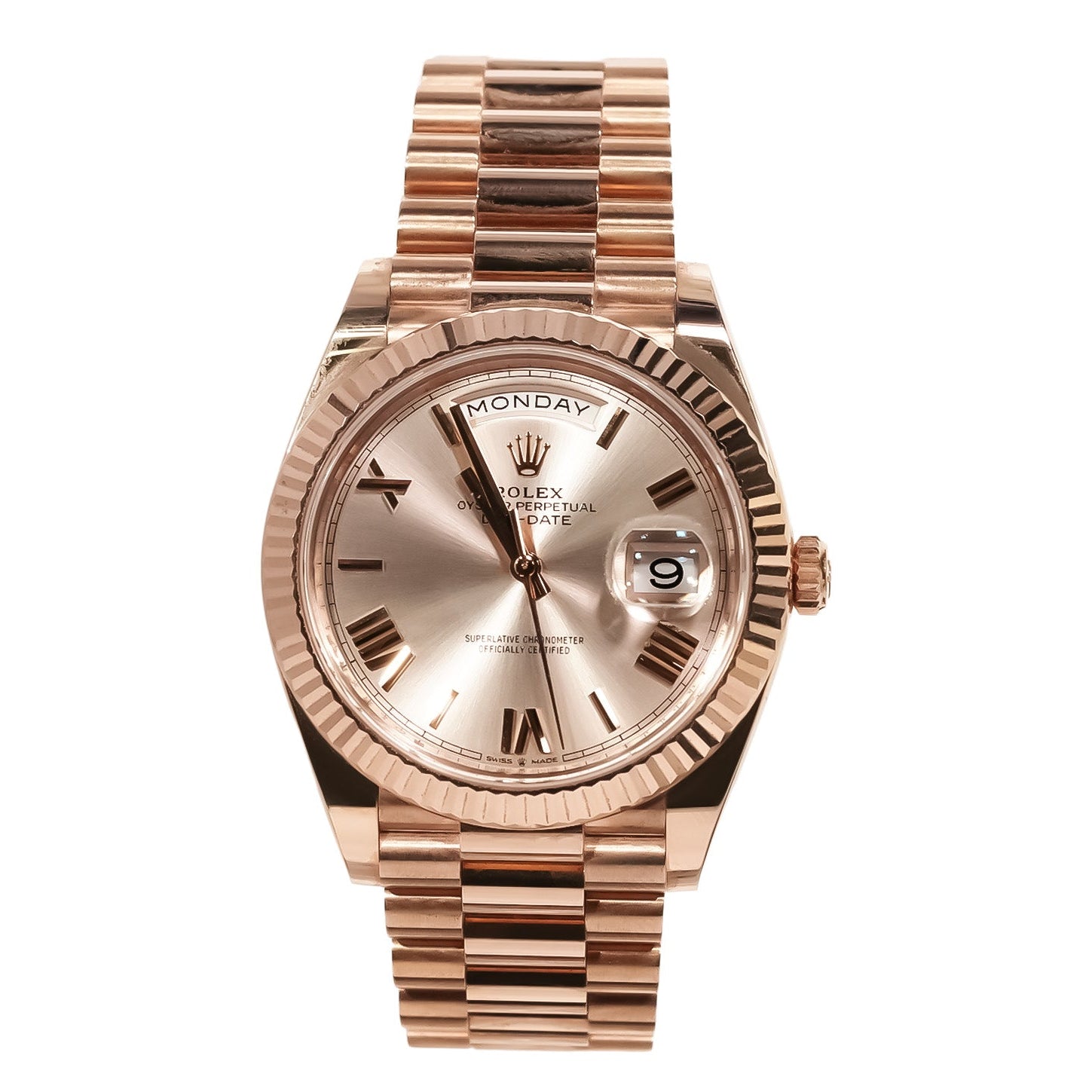Rolex Day - Date 40mm Everose Gold Sundust Dial Ref:228235 - Mr. Alex Jewelry