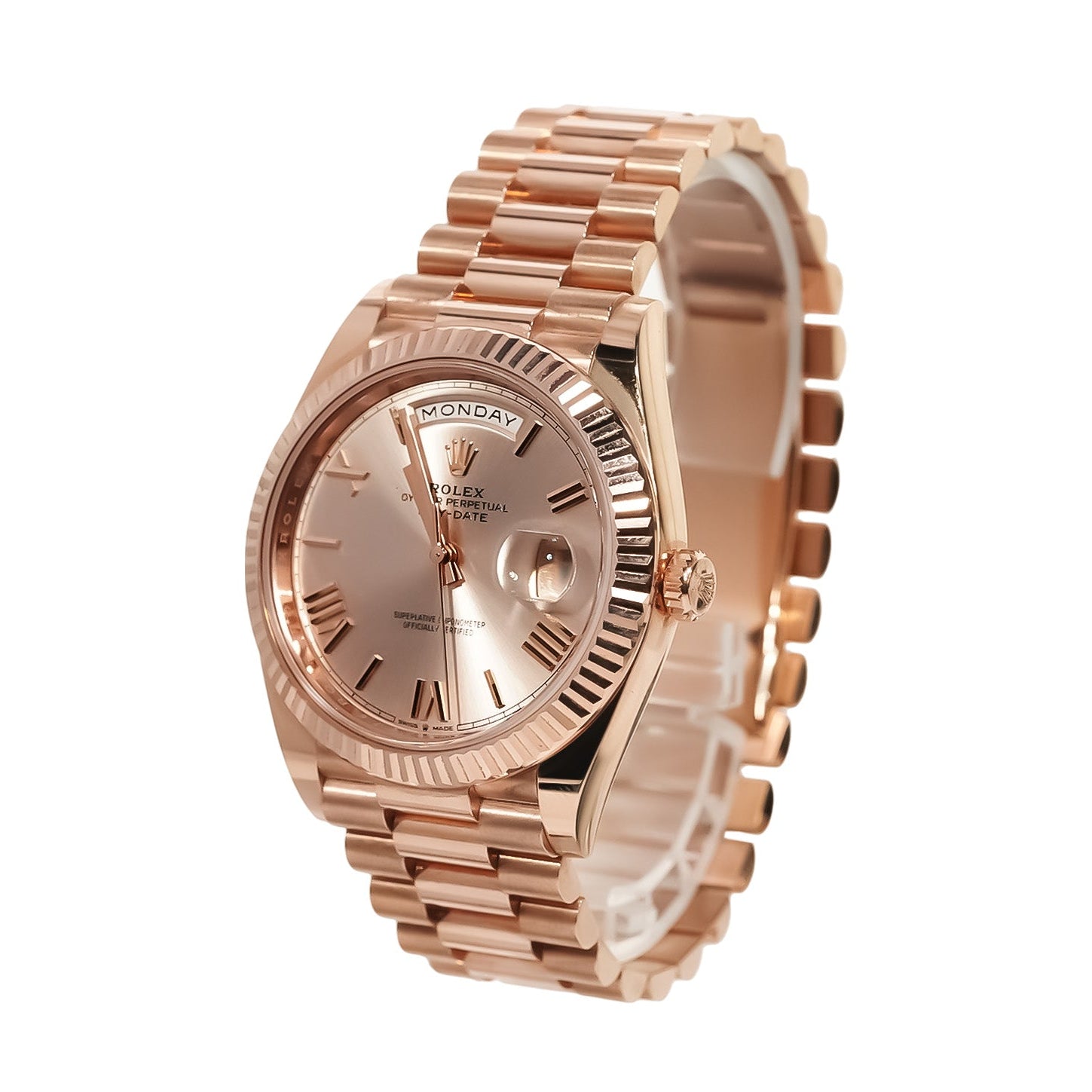 Rolex Day - Date 40mm Everose Gold Sundust Dial Ref:228235 - Mr. Alex Jewelry
