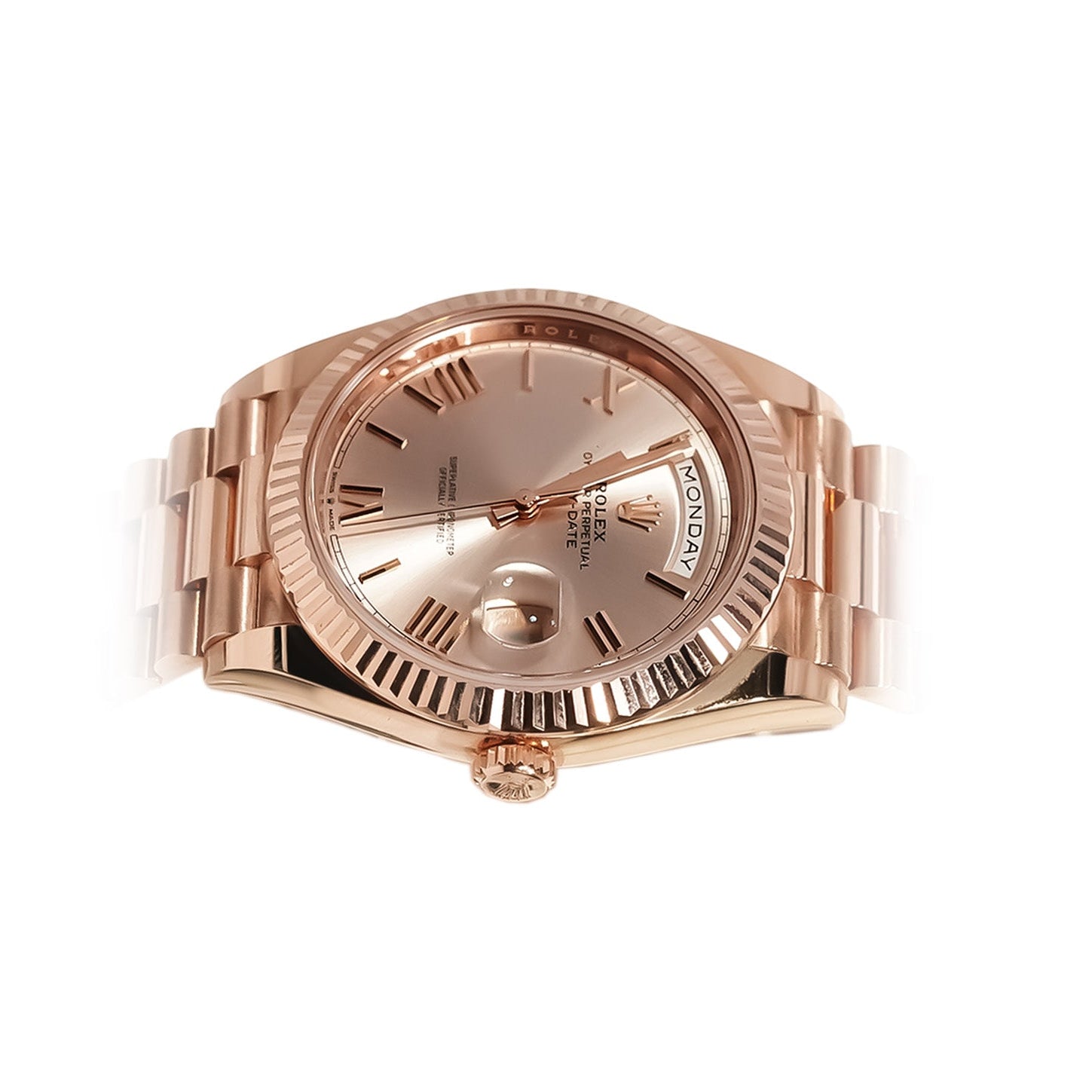 Rolex Day - Date 40mm Everose Gold Sundust Dial Ref:228235 - Mr. Alex Jewelry