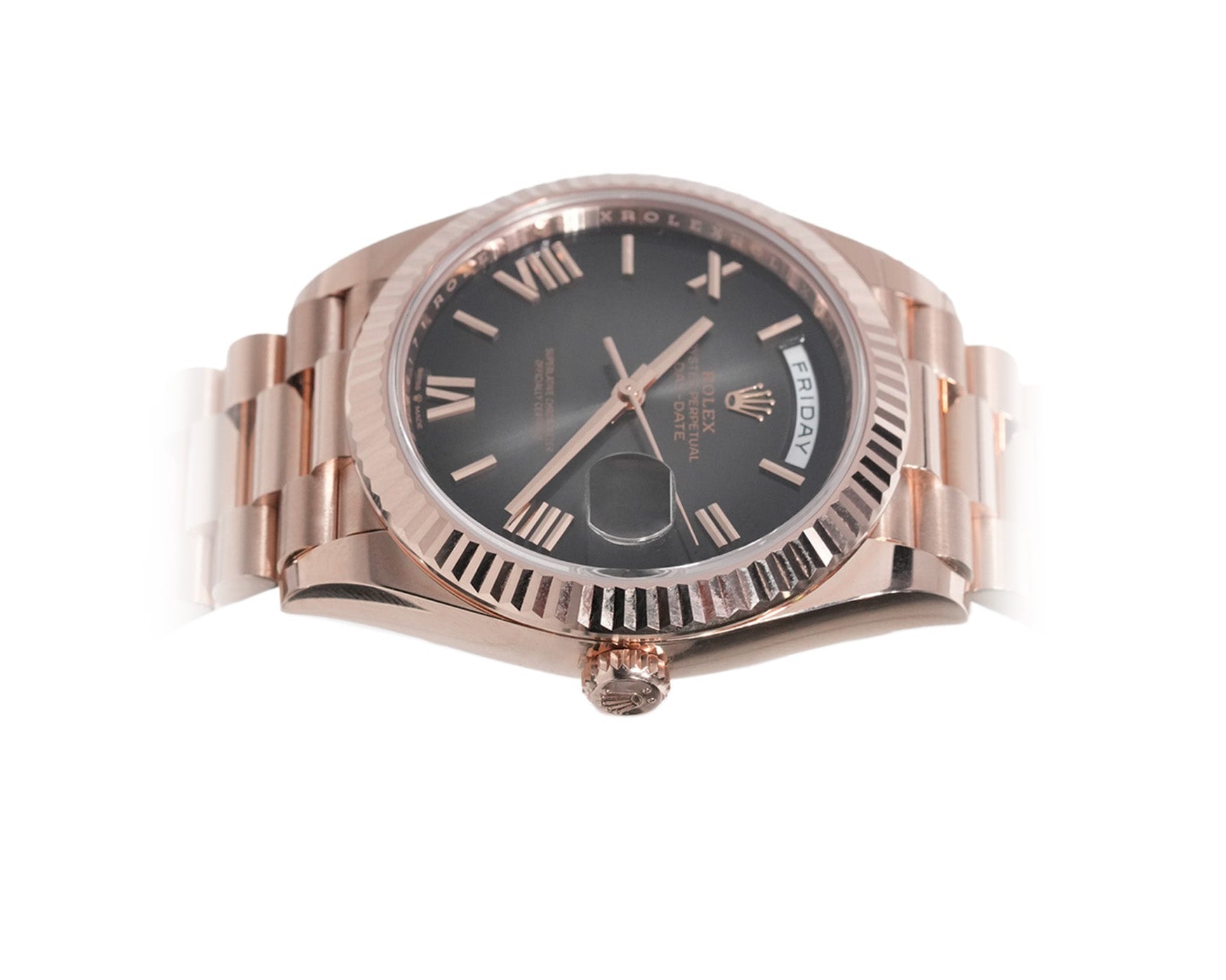 Rolex Day - Date 40mm Rose Gold Black Ombré Dial Ref:228235 - Mr. Alex Jewelry