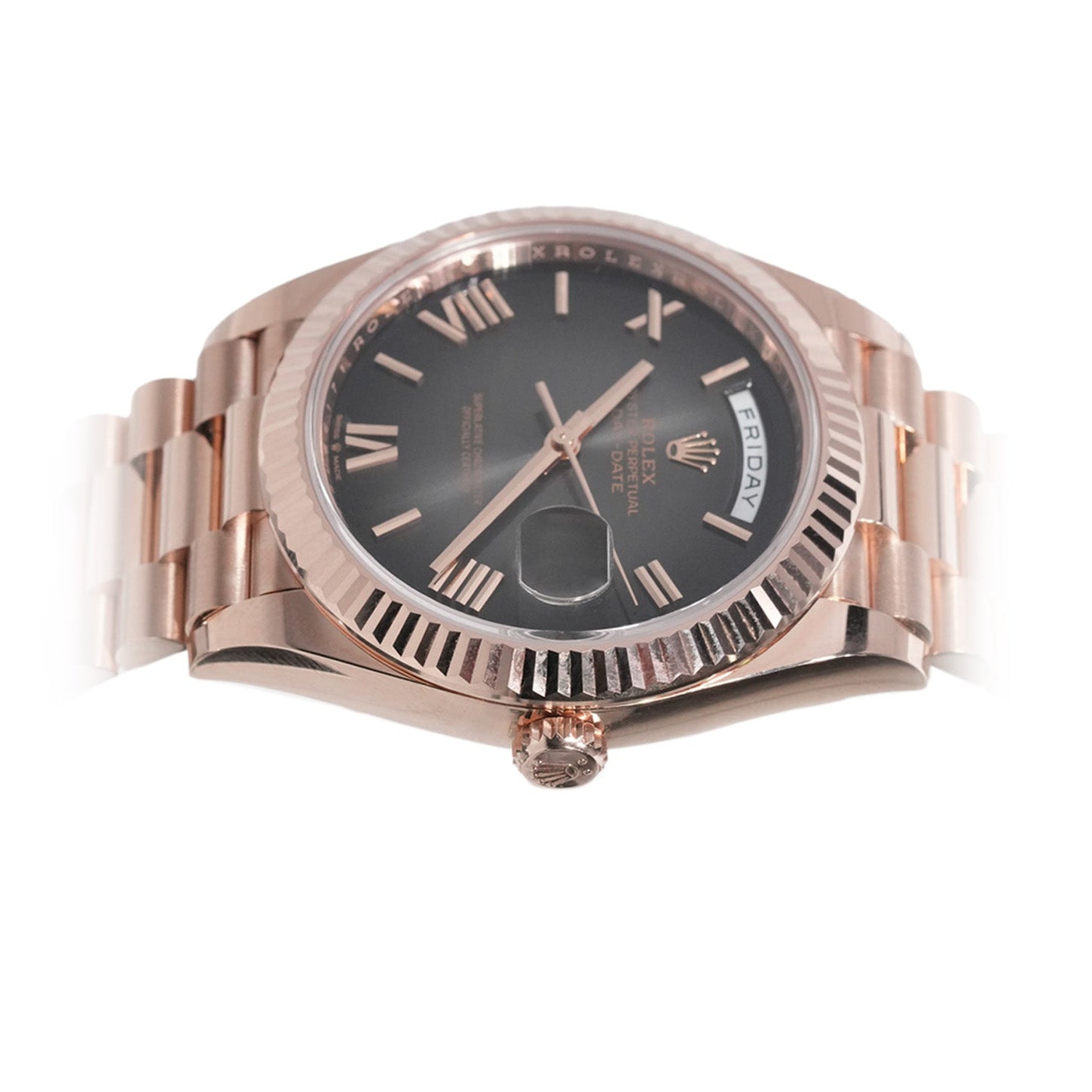 Rolex Day - Date 40mm Rose Gold Black Ombré Dial Ref:228235 - Mr. Alex Jewelry