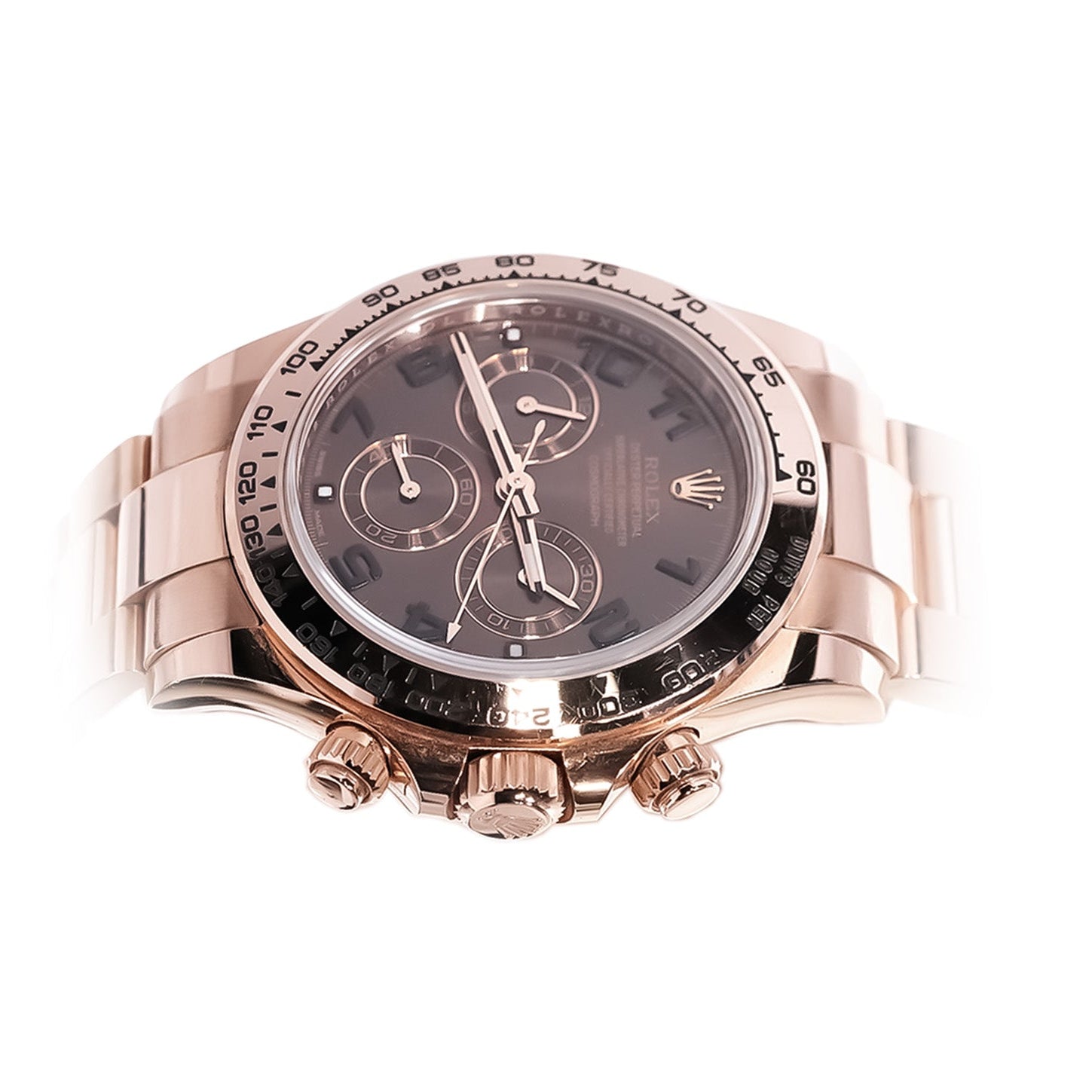 Rolex Daytona 40mm Everose Gold Chocolate Dial Ref:116505 - Mr. Alex Jewelry