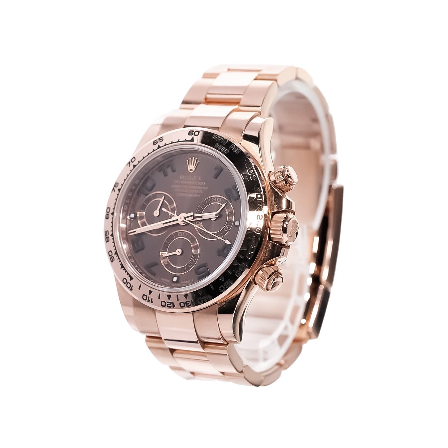 Rolex Daytona 40mm Everose Gold Chocolate Dial Ref:116505 - Mr. Alex Jewelry