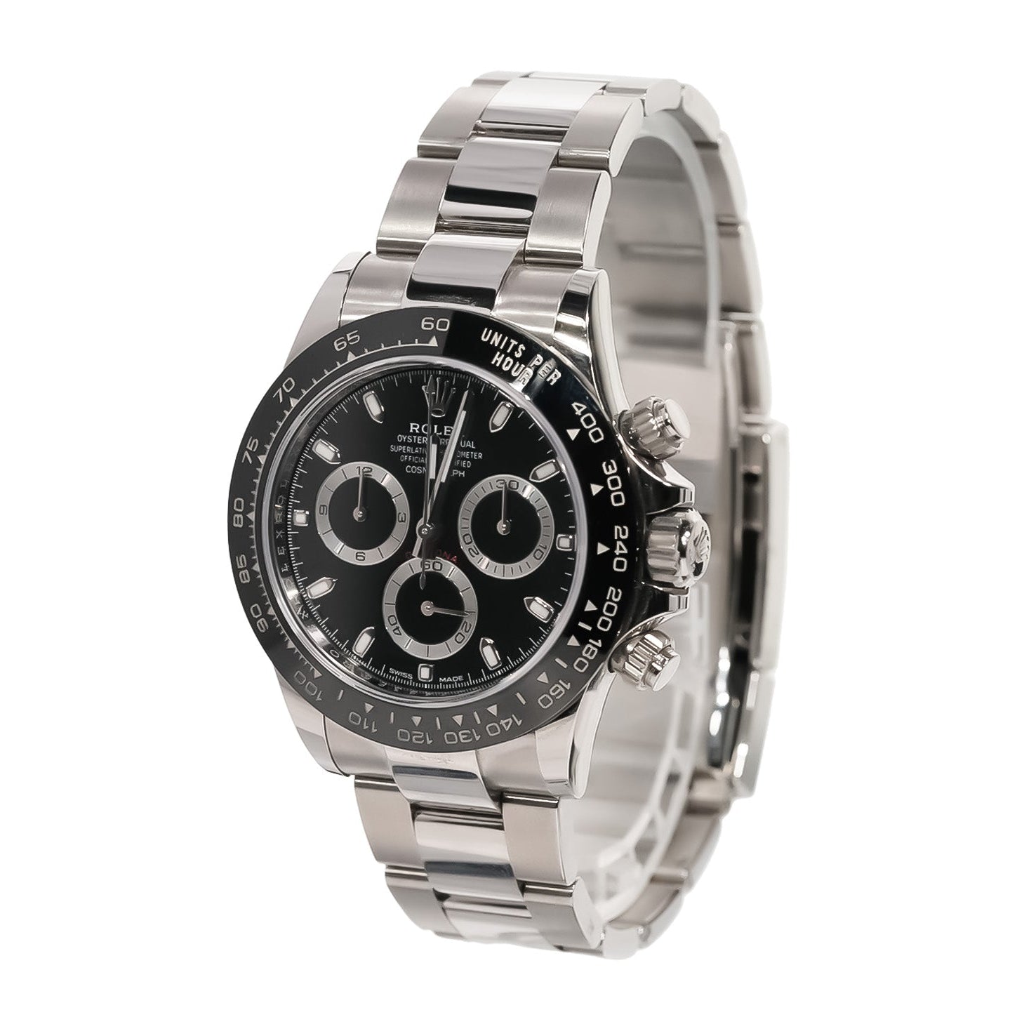 Rolex Daytona 40mm Stainless Steel Black Dial Ceramic Bezel Ref:116500LN - Mr. Alex Jewelry
