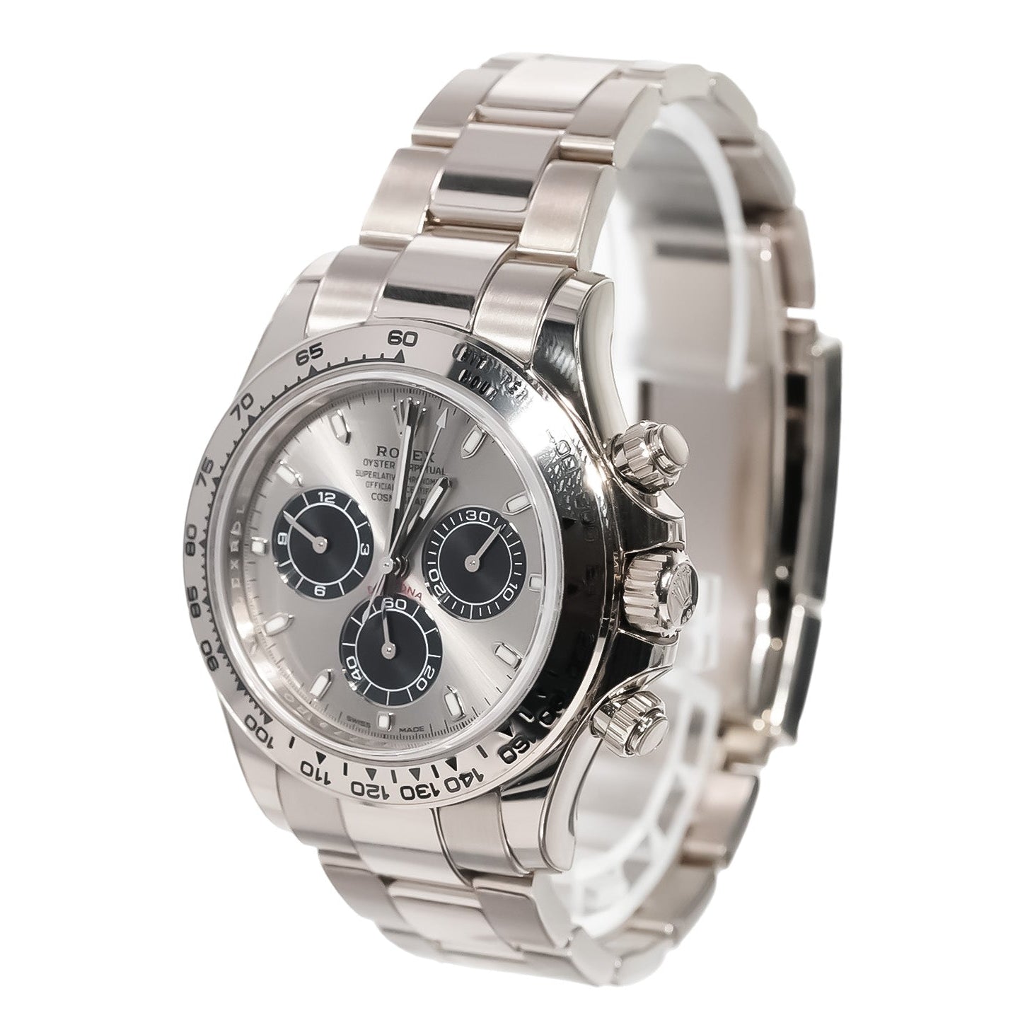 Rolex Daytona 40mm White Gold Grey Dial Ref:116509 - Mr. Alex Jewelry