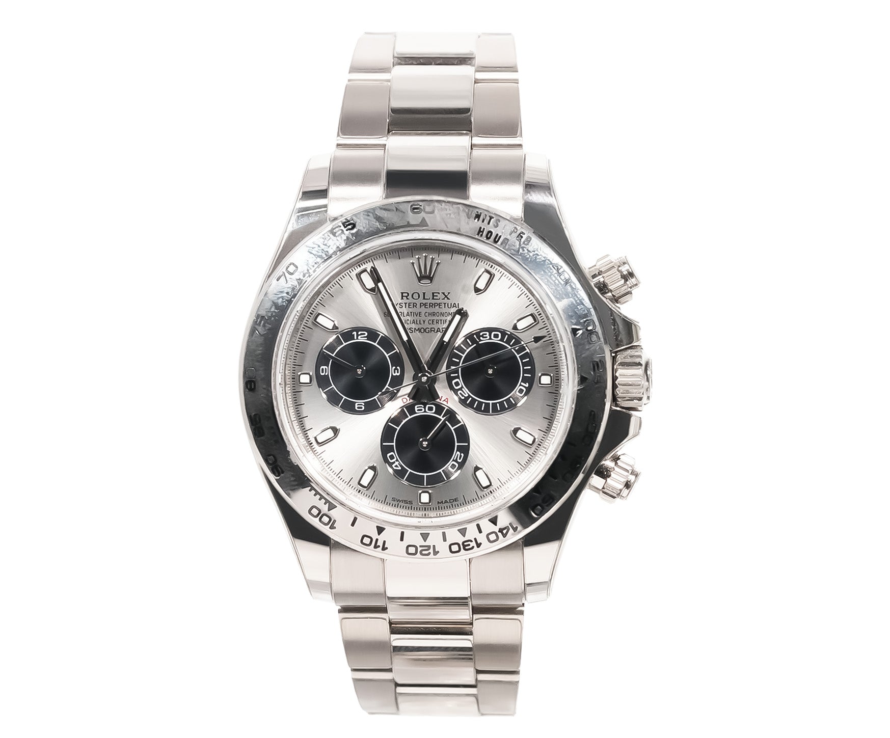 Rolex Daytona 40mm White Gold Grey Dial Ref:116509 - Mr. Alex Jewelry