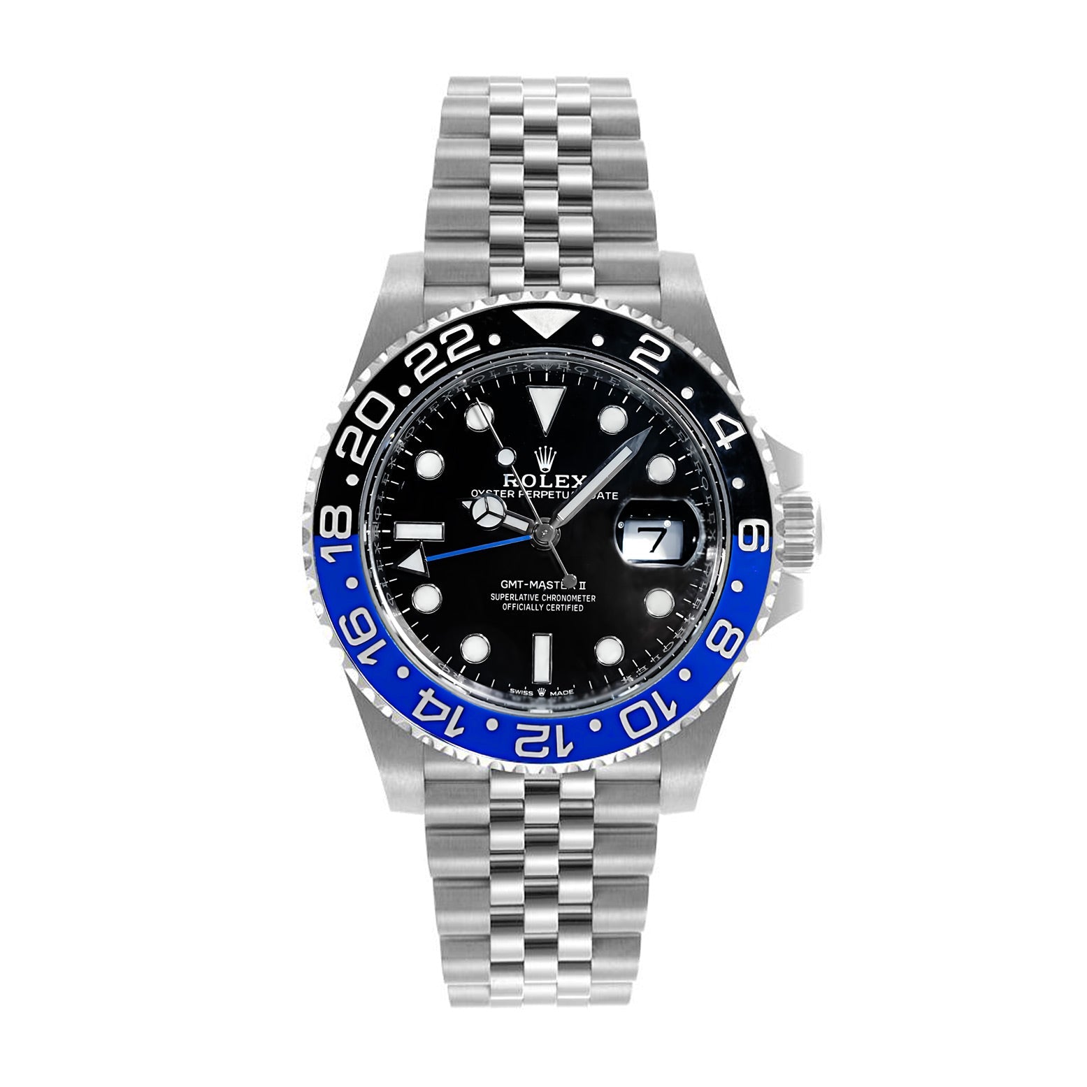 Rolex GMT - Master II Black Dial Stainless steel 40mm 126710BLNR - Mr. Alex Jewelry