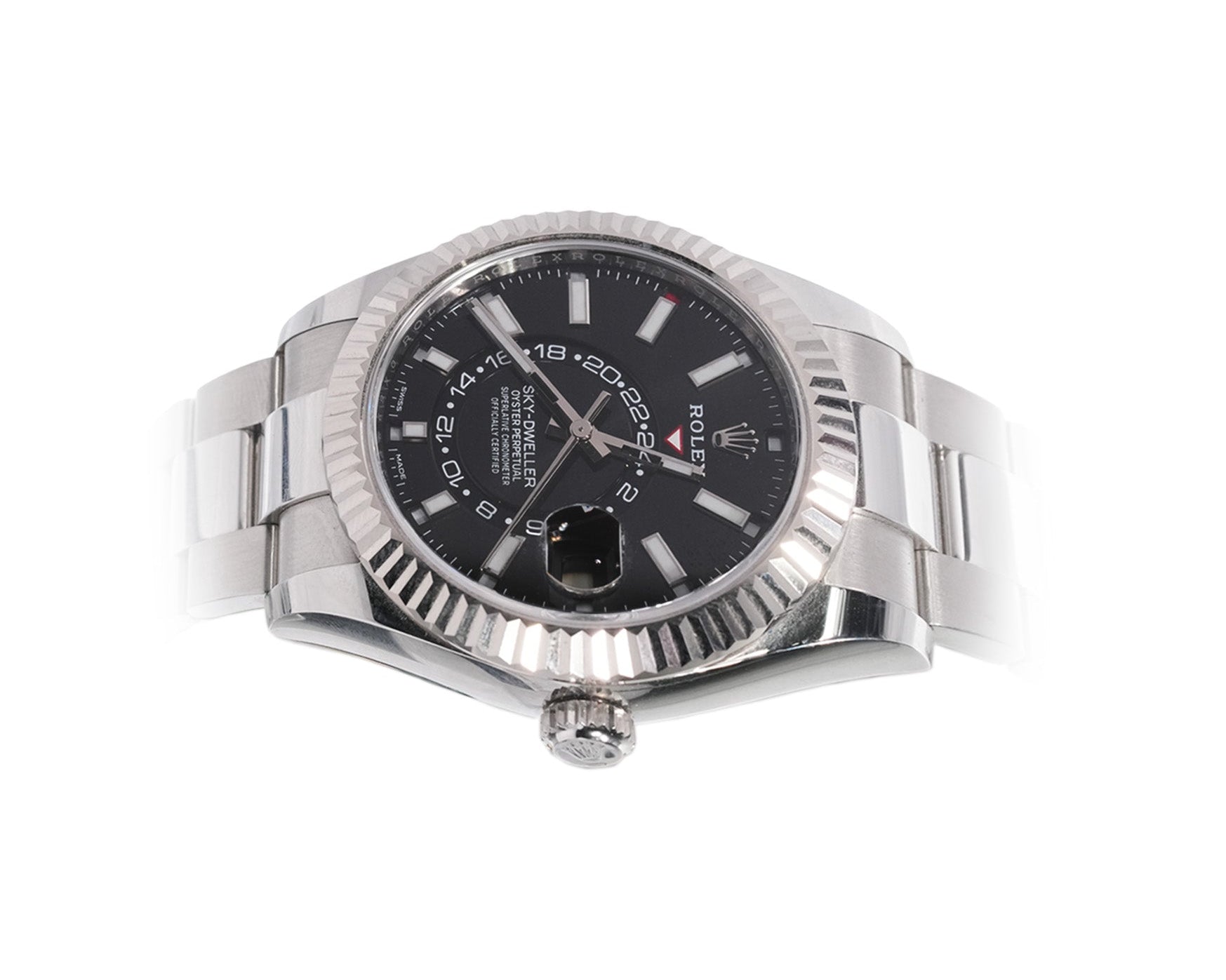 Rolex Sky - Dweller 42mm Stainless Steel Black Dial Ref:326934 - Mr. Alex Jewelry