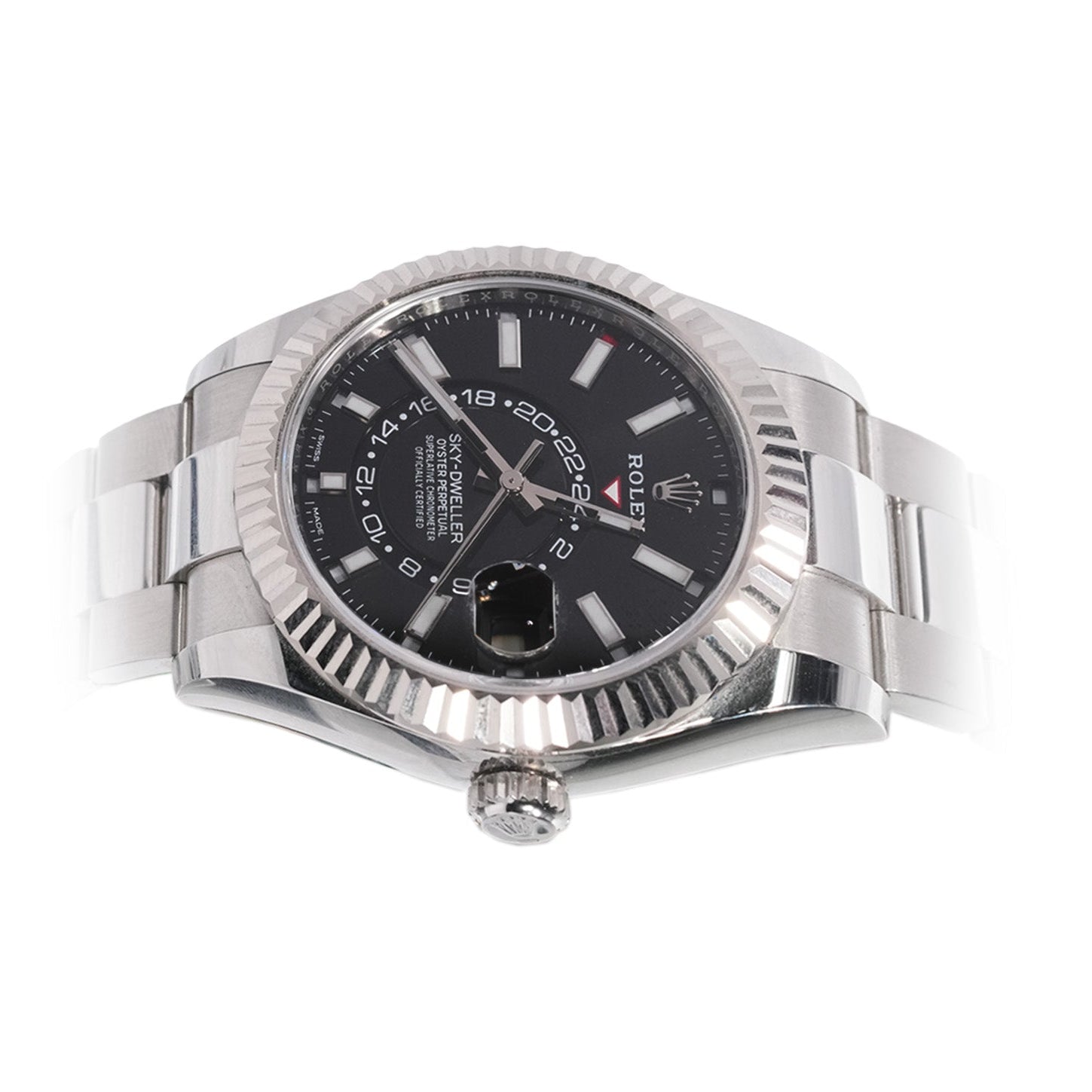 Rolex Sky - Dweller 42mm Stainless Steel Black Dial Ref:326934 - Mr. Alex Jewelry
