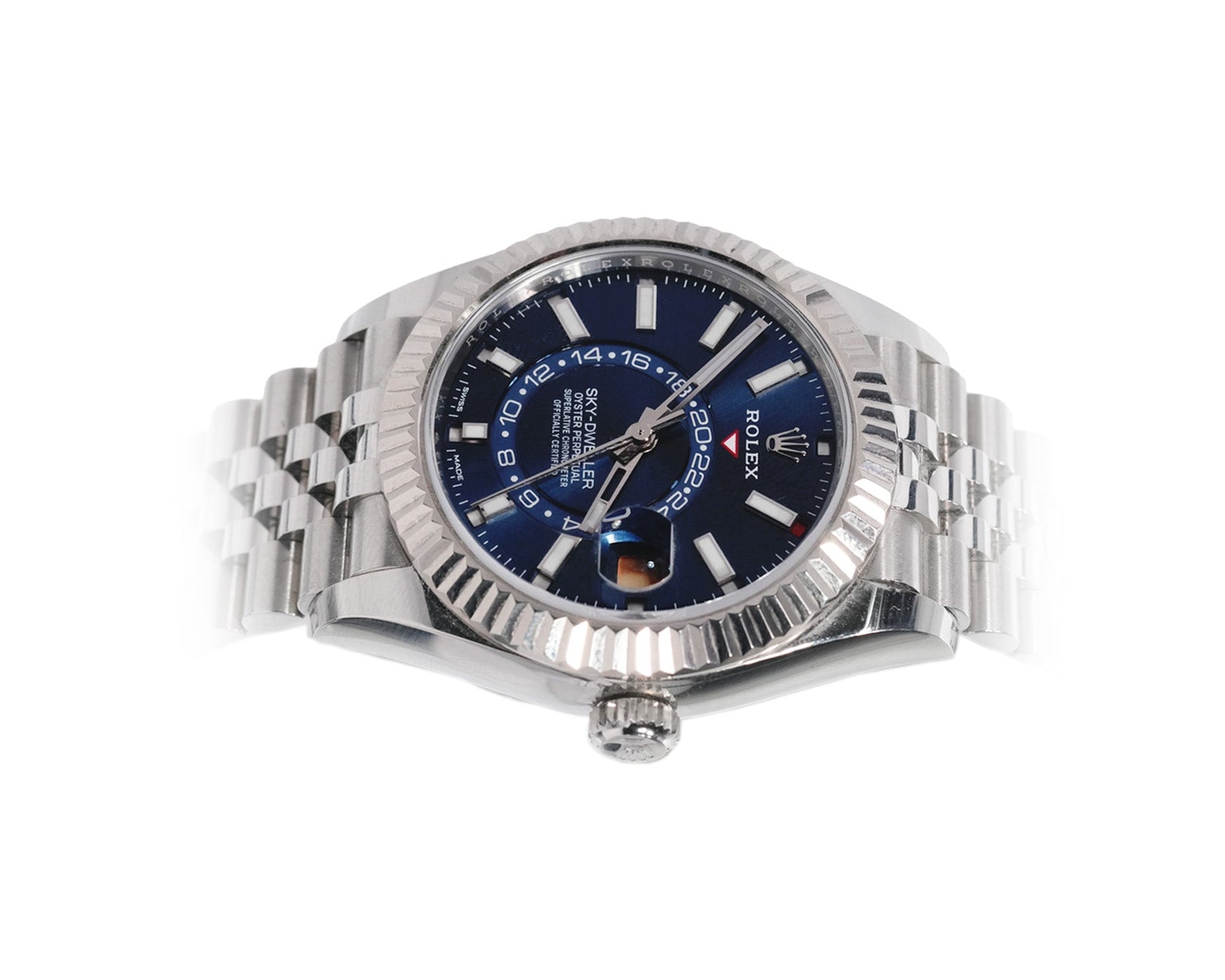 Rolex Sky - Dweller 42mm Stainless Steel Blue Dial Jubilee Bracelet Ref:336934 - Mr. Alex Jewelry