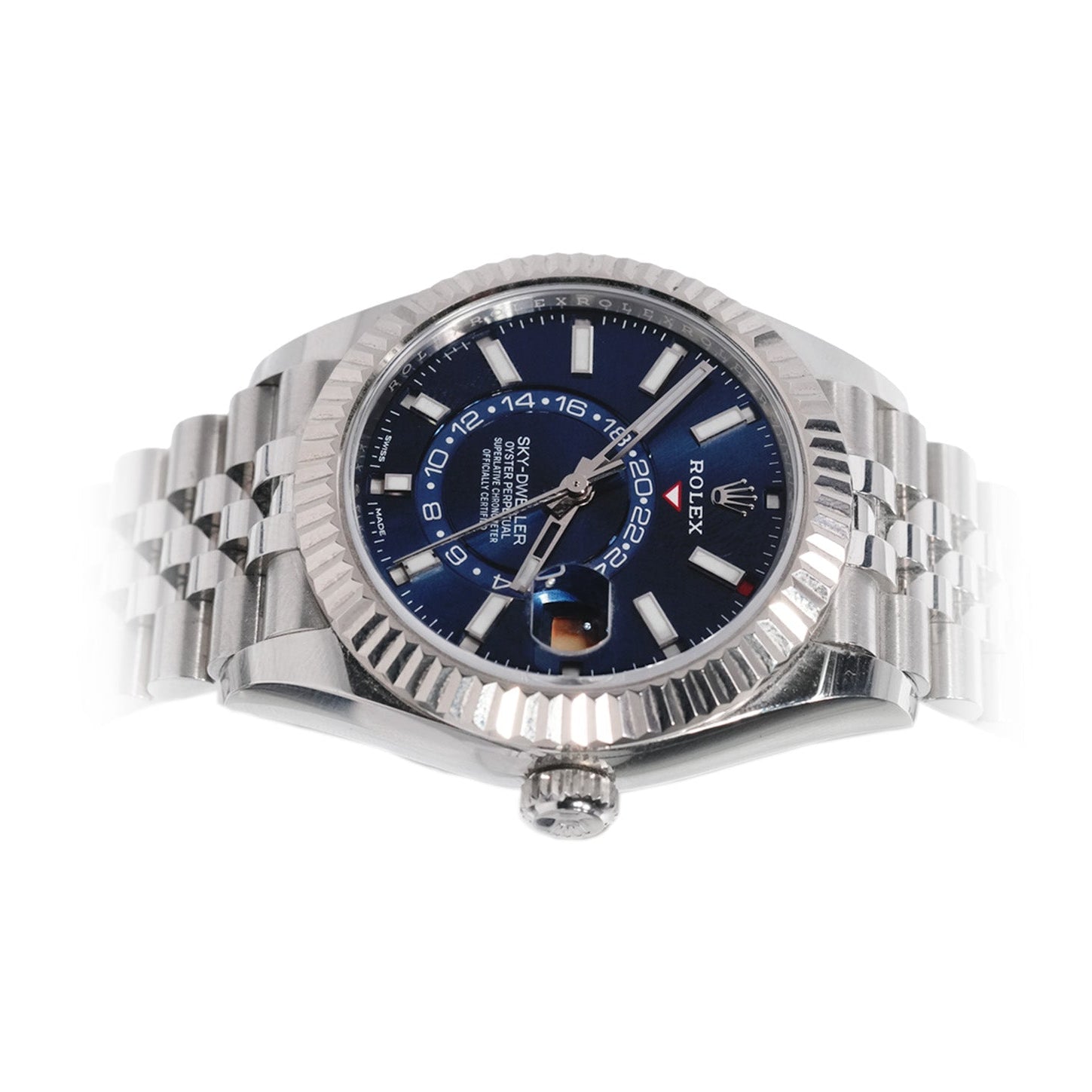 Rolex Sky - Dweller 42mm Stainless Steel Blue Dial Jubilee Bracelet Ref:336934 - Mr. Alex Jewelry