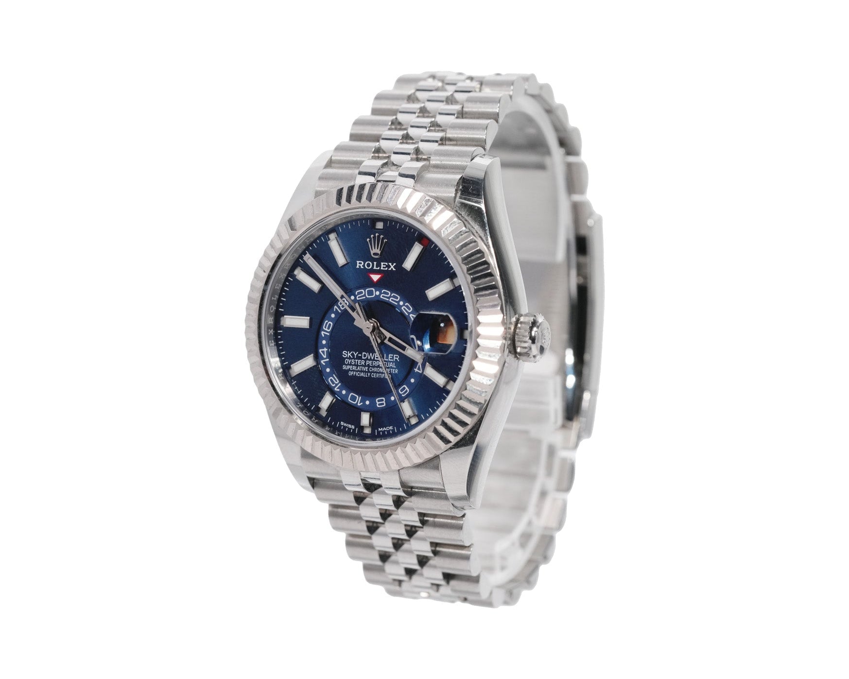 Rolex Sky - Dweller 42mm Stainless Steel Blue Dial Jubilee Bracelet Ref:336934 - Mr. Alex Jewelry
