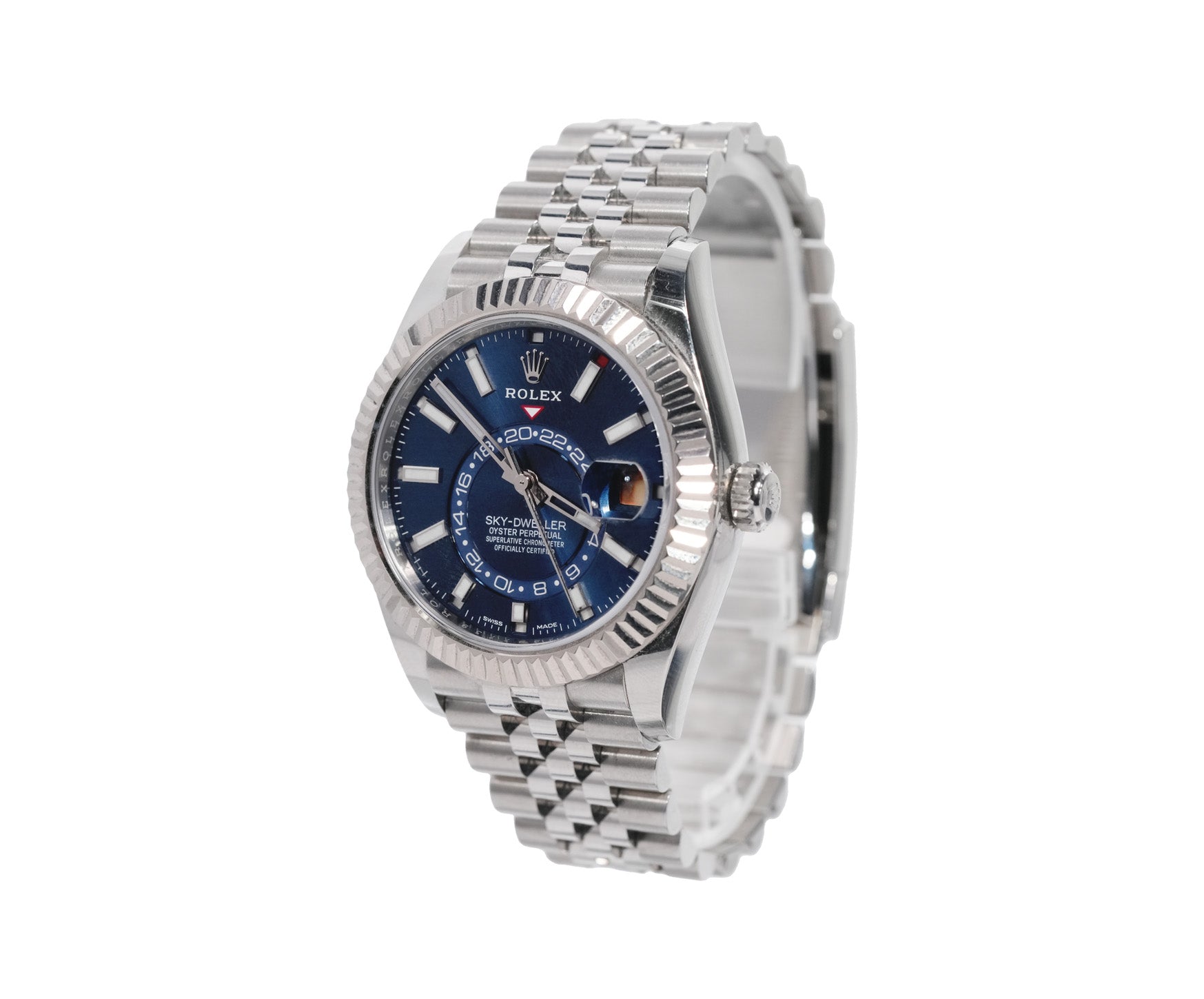 Rolex Sky - Dweller 42mm Stainless Steel Blue Dial Jubilee Bracelet Ref:336934 - Mr. Alex Jewelry