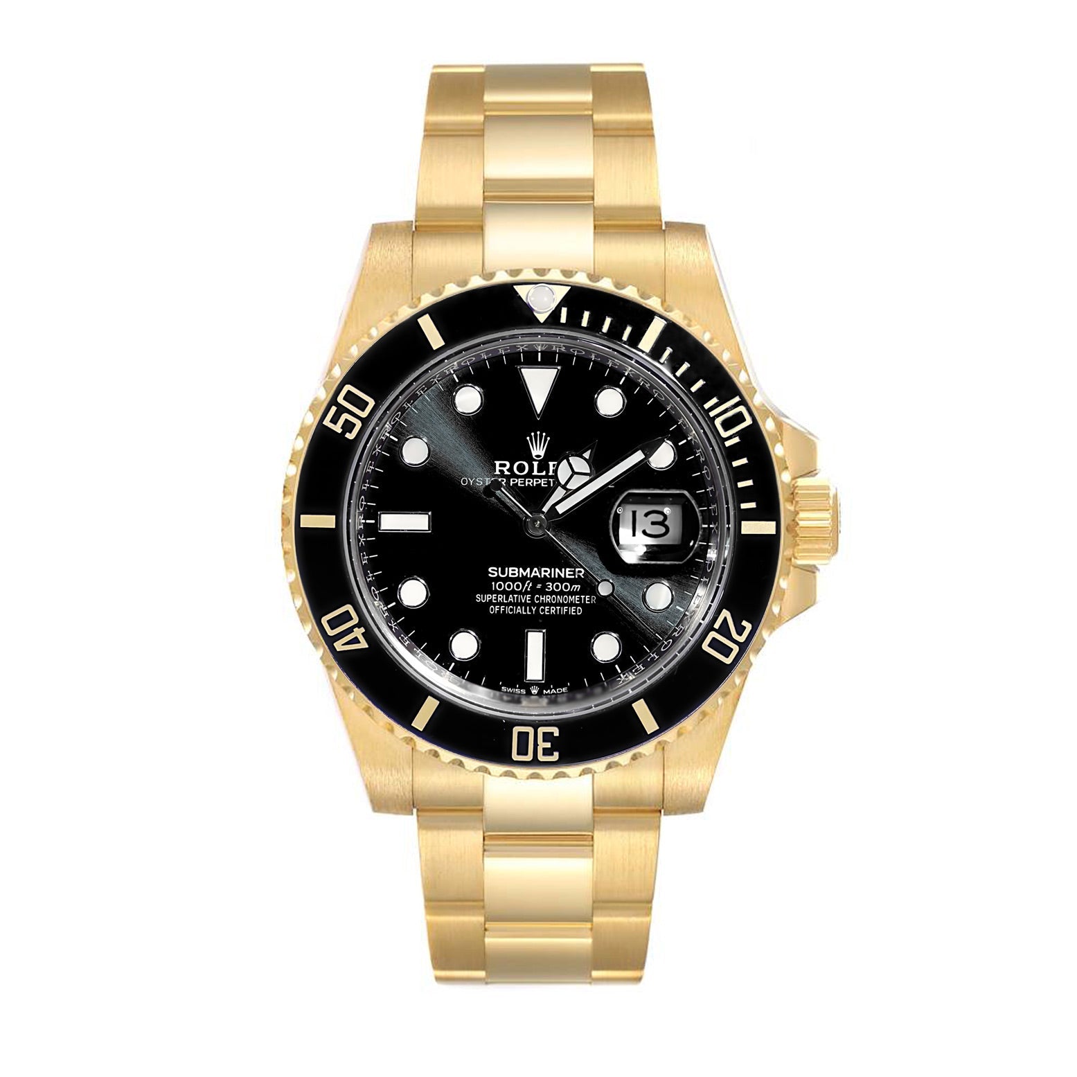 Rolex Submariner Black Dial Yellow Gold 41mm 126618LB - Mr. Alex Jewelry