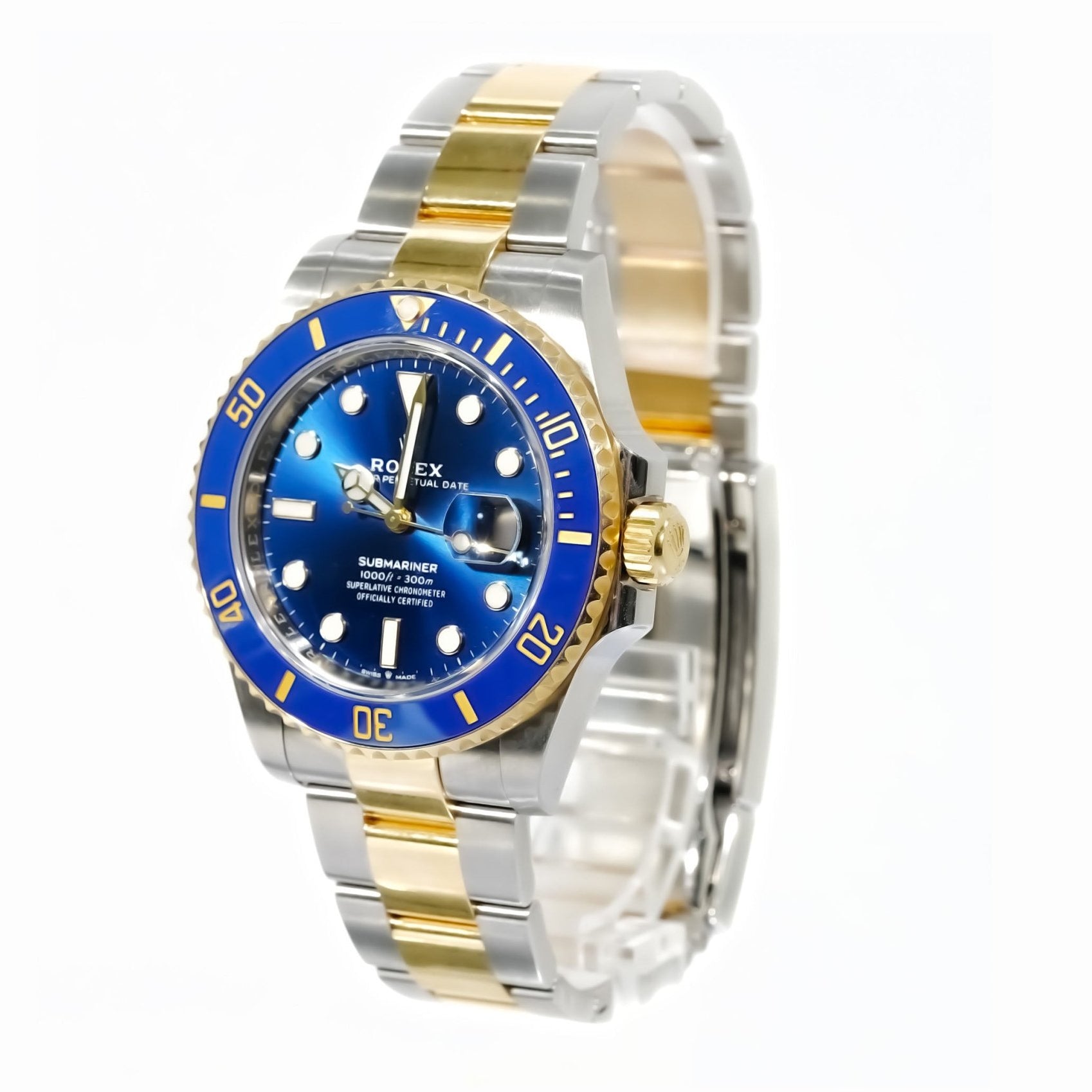 Rolex Submariner Blue Dial Steel and Gold 41mm 126613LB - Mr. Alex Jewelry