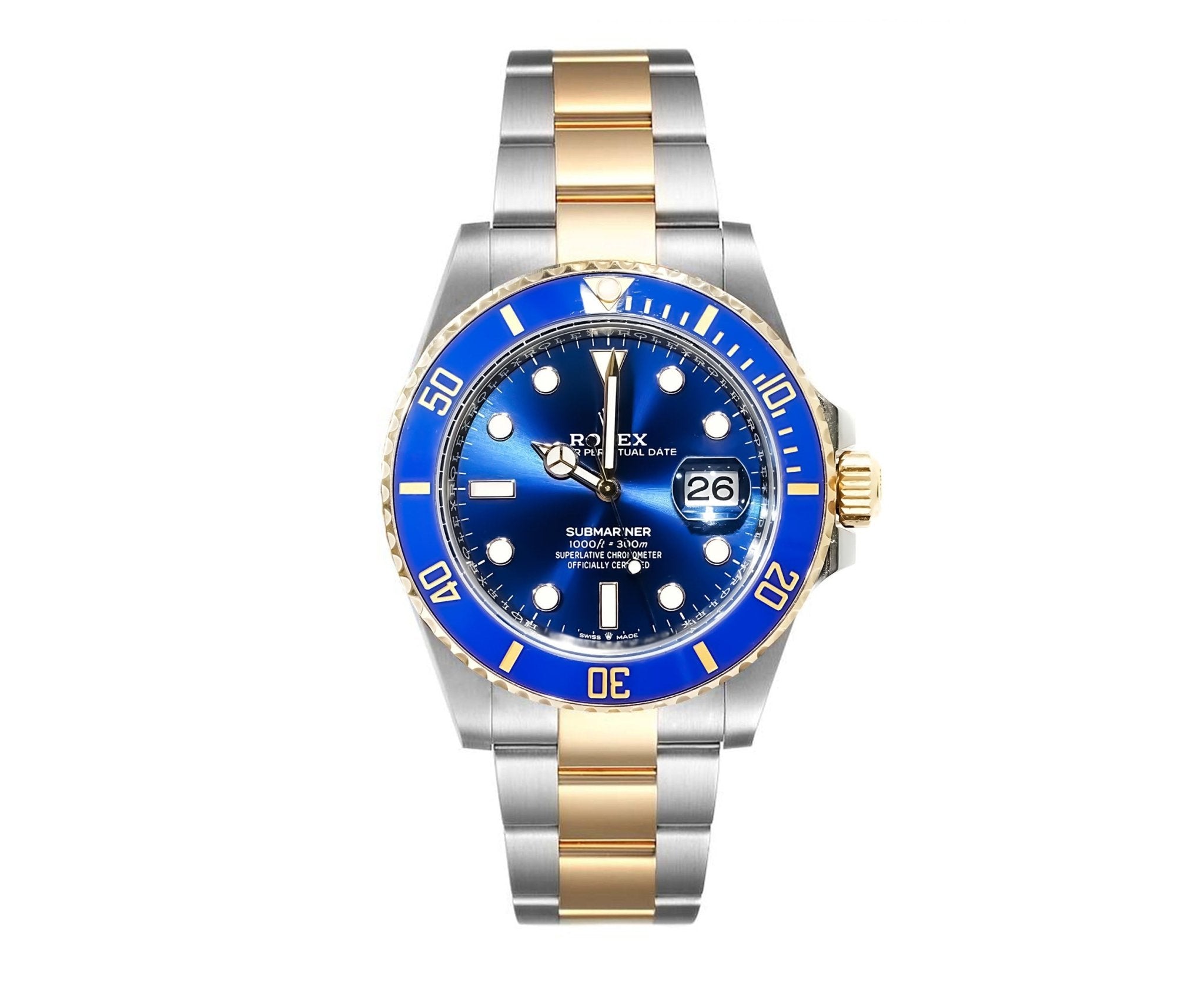 Rolex Submariner Blue Dial Steel and Gold 41mm 126613LB - Watches