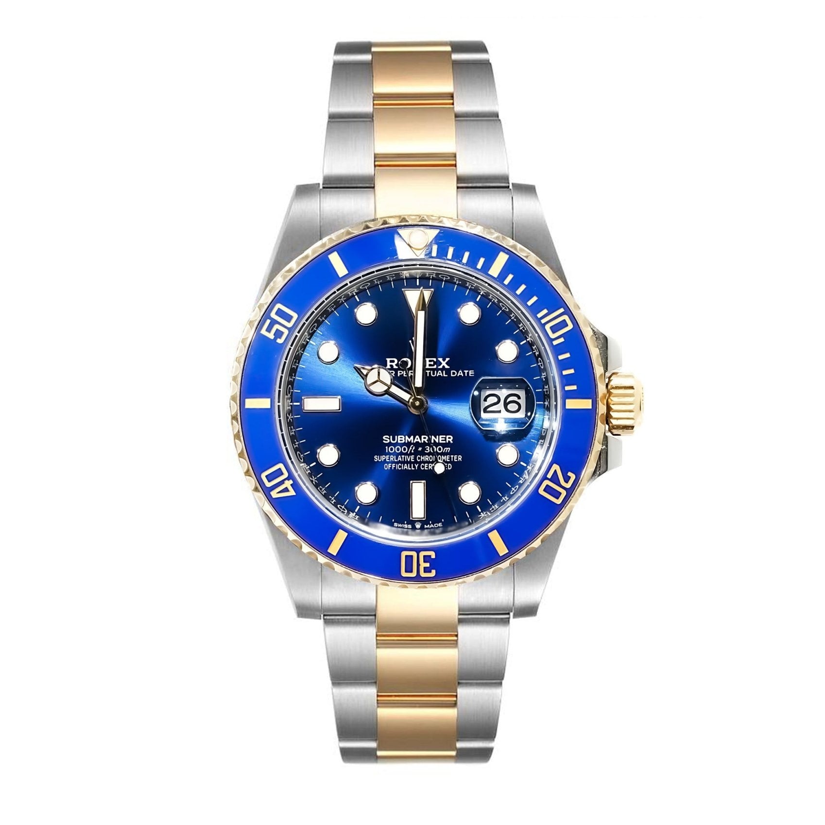 Rolex Submariner Blue Dial Steel and Gold 41mm 126613LB - Mr. Alex Jewelry