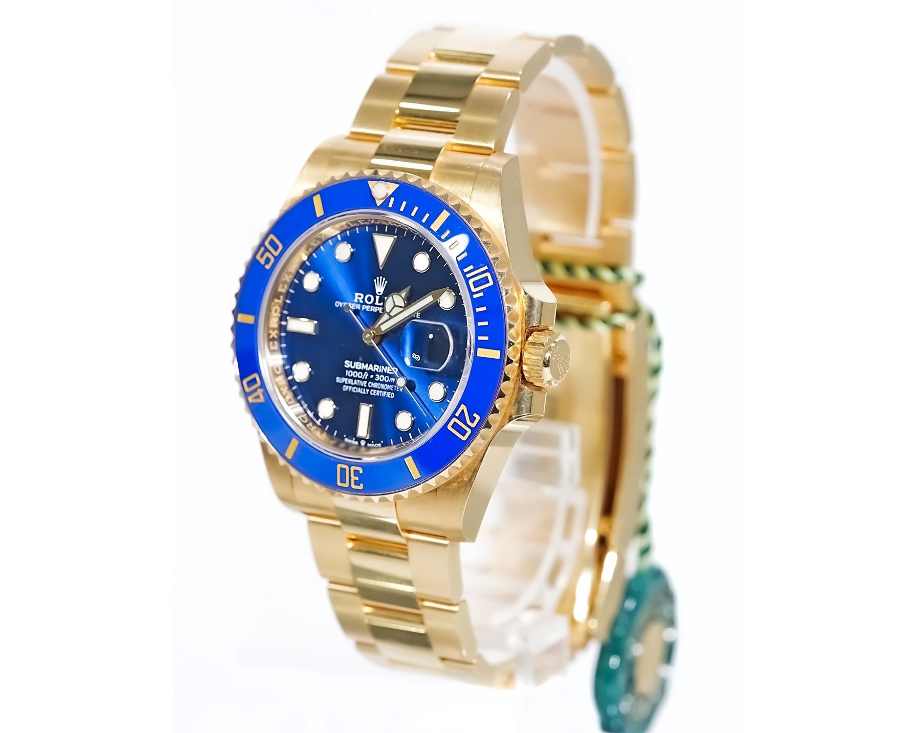 Rolex Submariner Blue Dial Yellow Gold 41mm 126618LB - Mr. Alex Jewelry