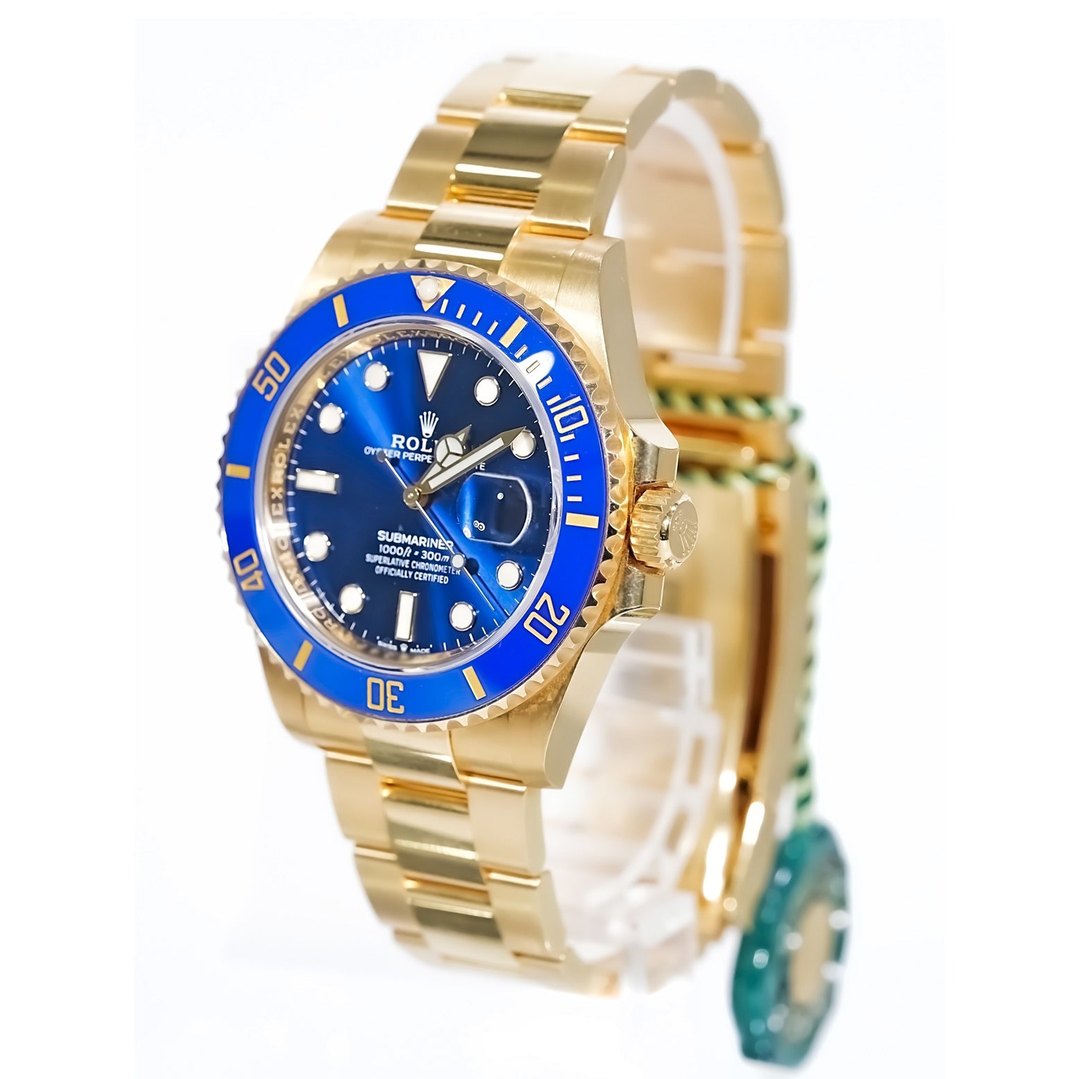 Rolex Submariner Blue Dial Yellow Gold 41mm 126618LB - Mr. Alex Jewelry