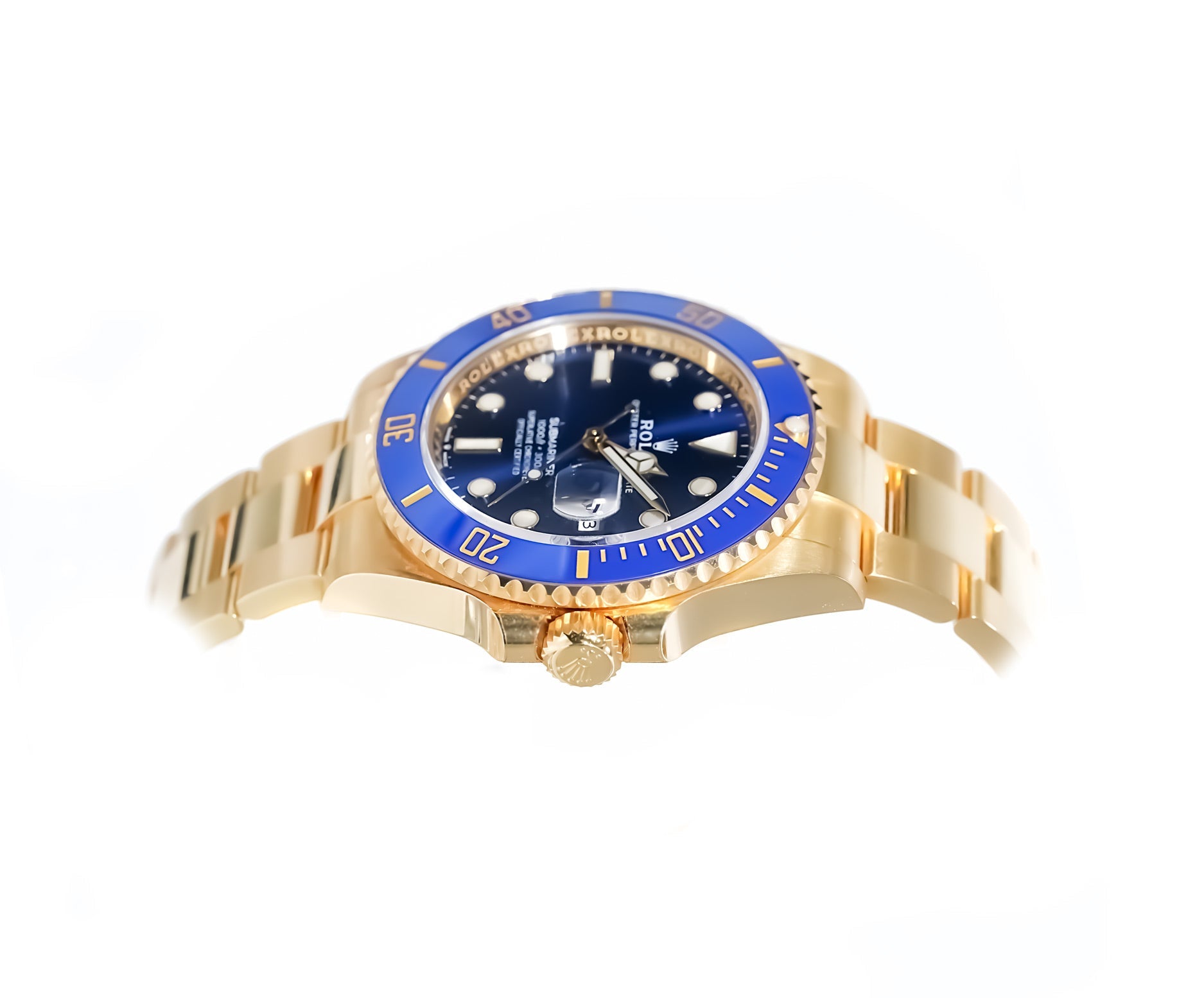 Rolex Submariner Blue Dial Yellow Gold 41mm 126618LB - Mr. Alex Jewelry