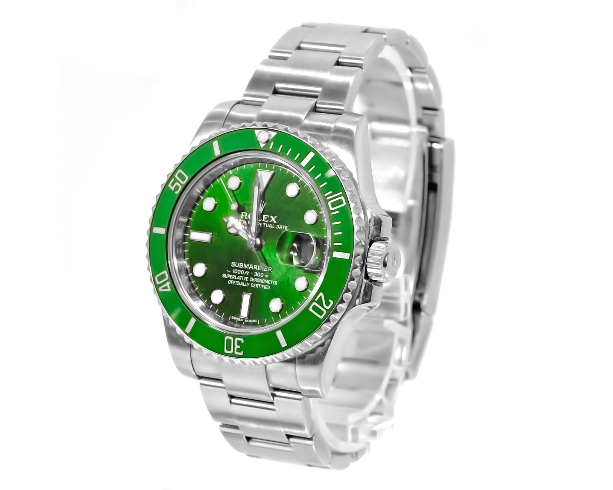 Rolex Submariner Green Dial Stainless steel 40mm 116610lV - Mr. Alex Jewelry
