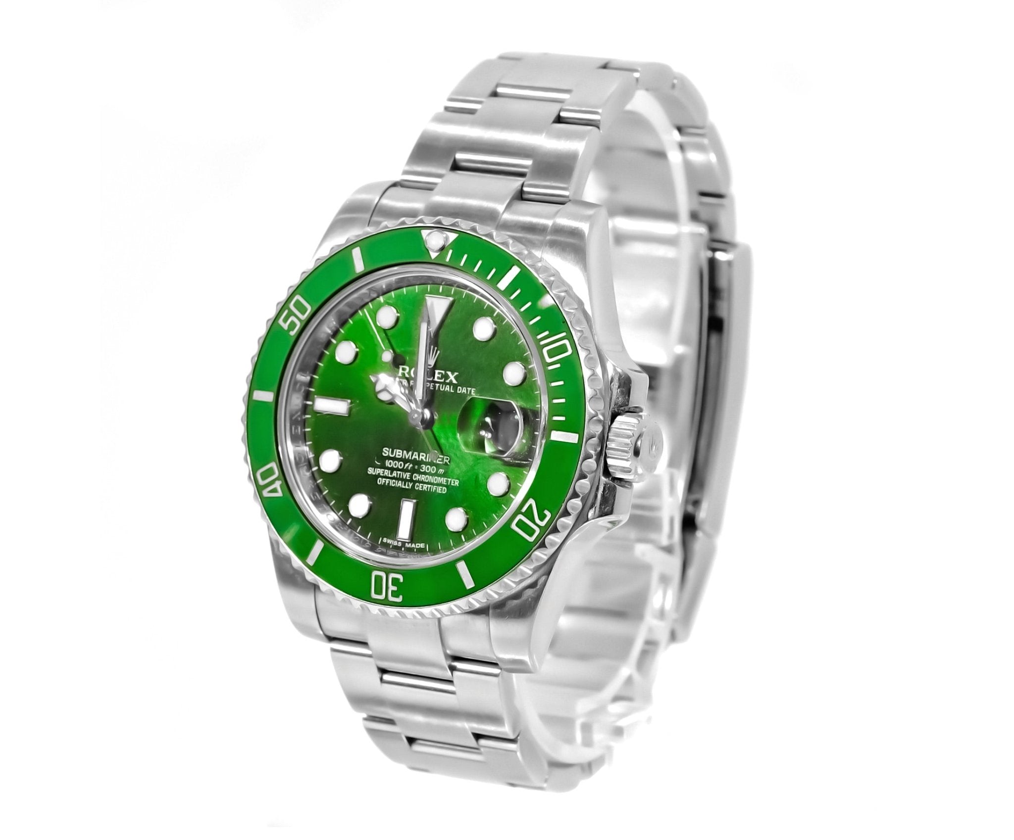 Rolex Submariner Green Dial Stainless steel 40mm 116610lV - Mr. Alex Jewelry
