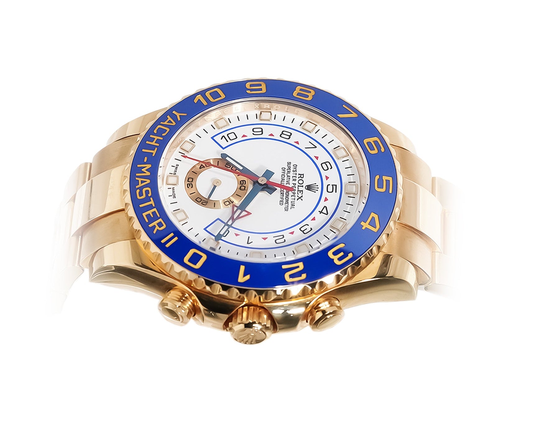 Rolex Yacht - Master II 44mm Yellow Gold White Dial Ref:116688 - Mr. Alex Jewelry