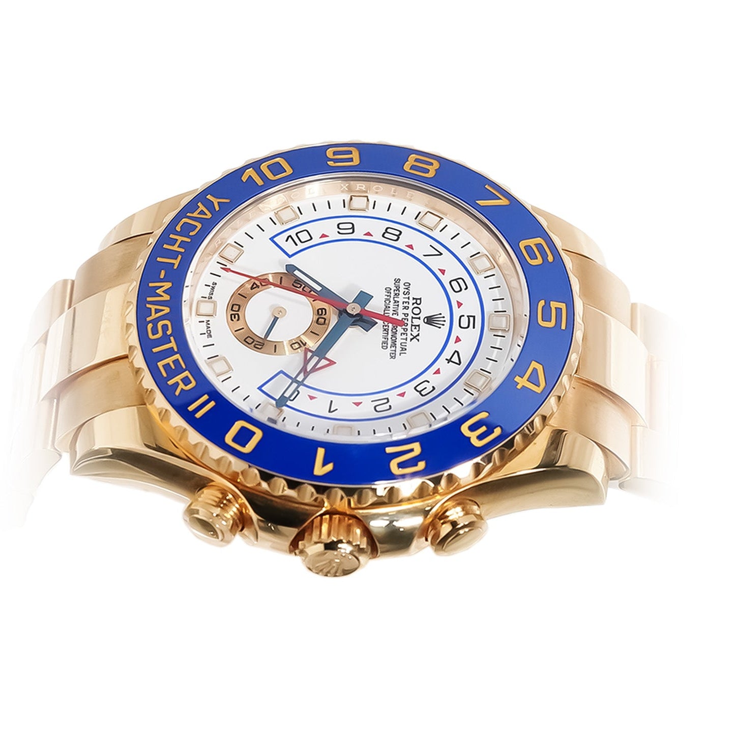 Rolex Yacht - Master II 44mm Yellow Gold White Dial Ref:116688 - Mr. Alex Jewelry